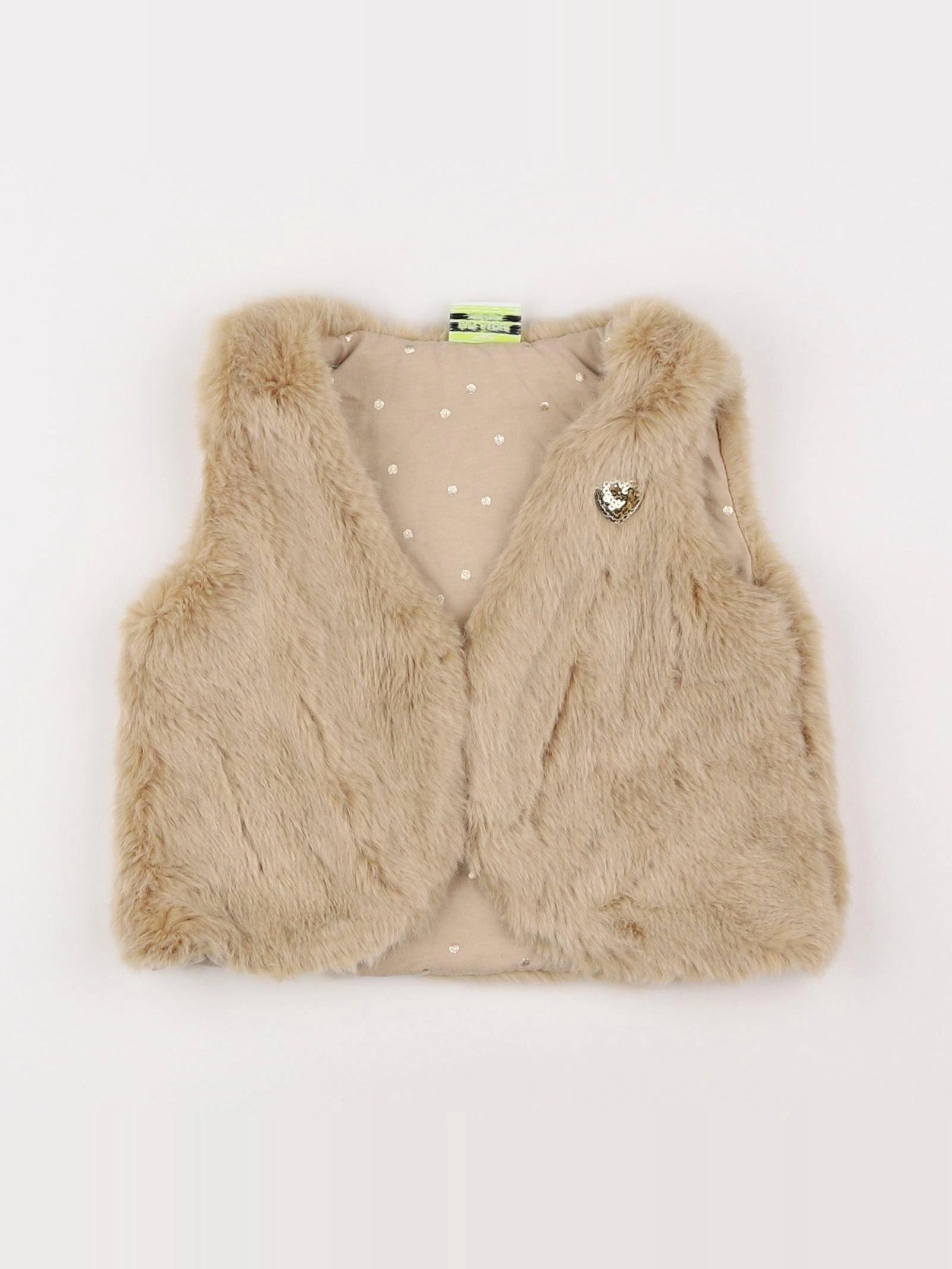 Tape à l'oeil - gilet beige - 9 mois