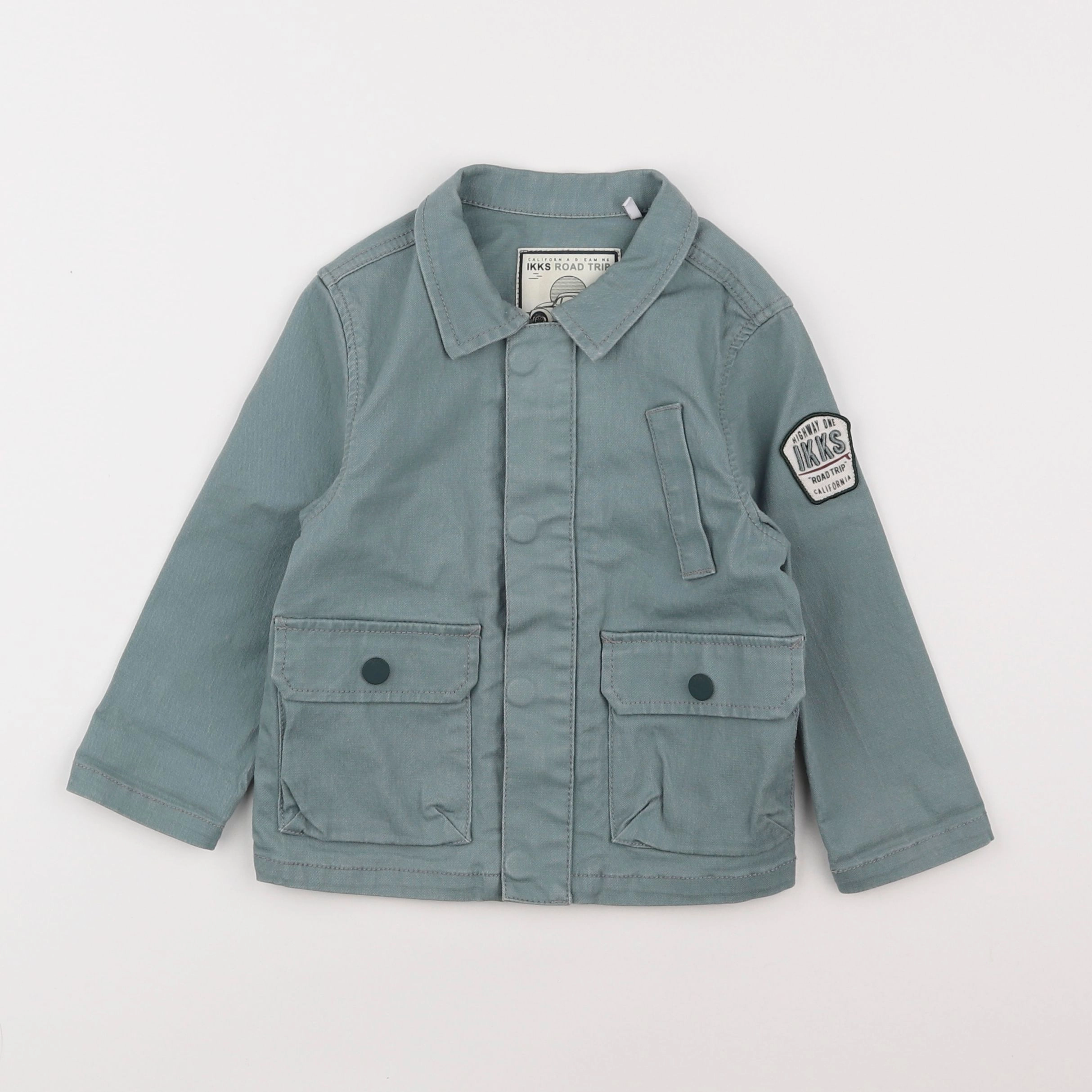 IKKS - veste bleu - 2 ans