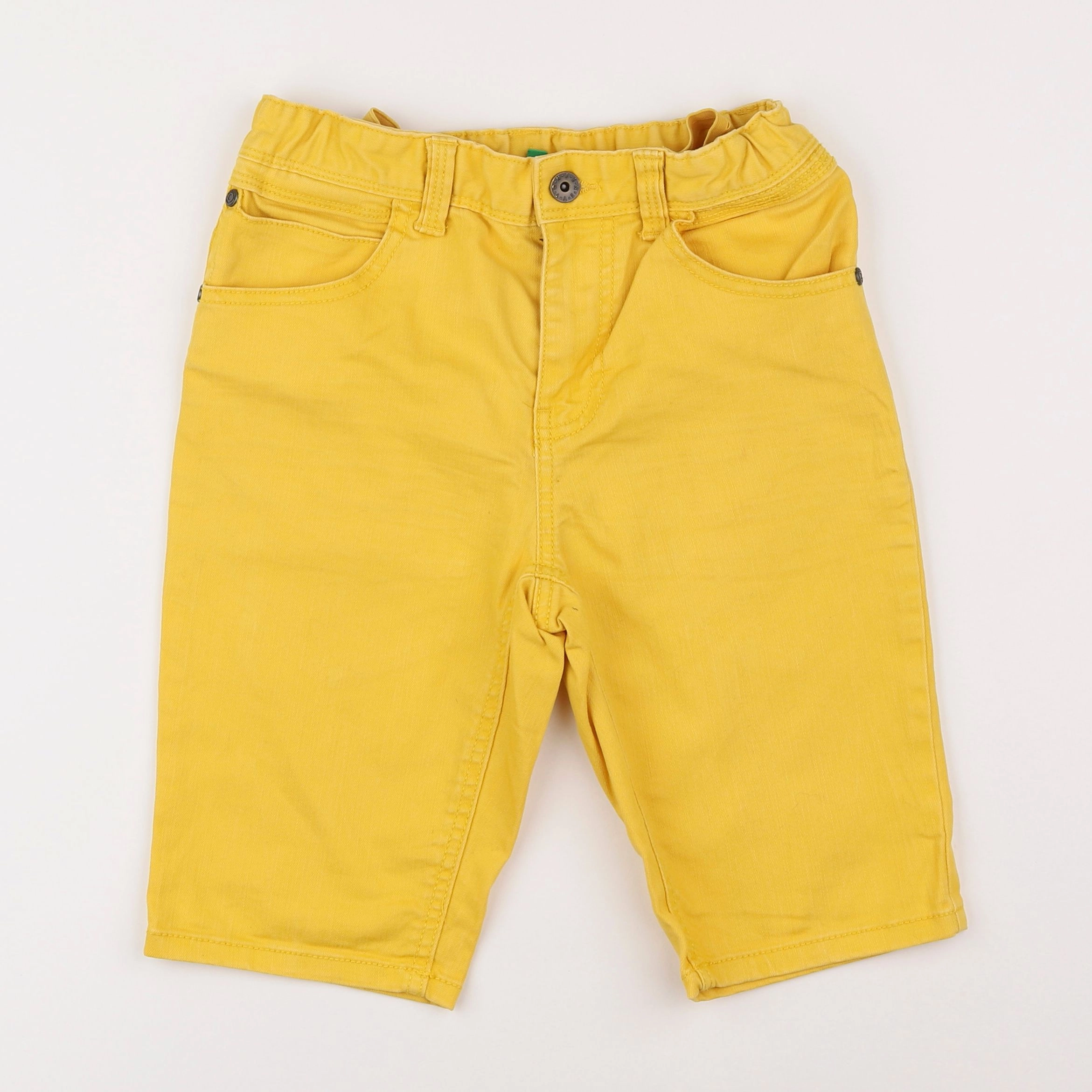 Benetton - short jaune - 8/9 ans