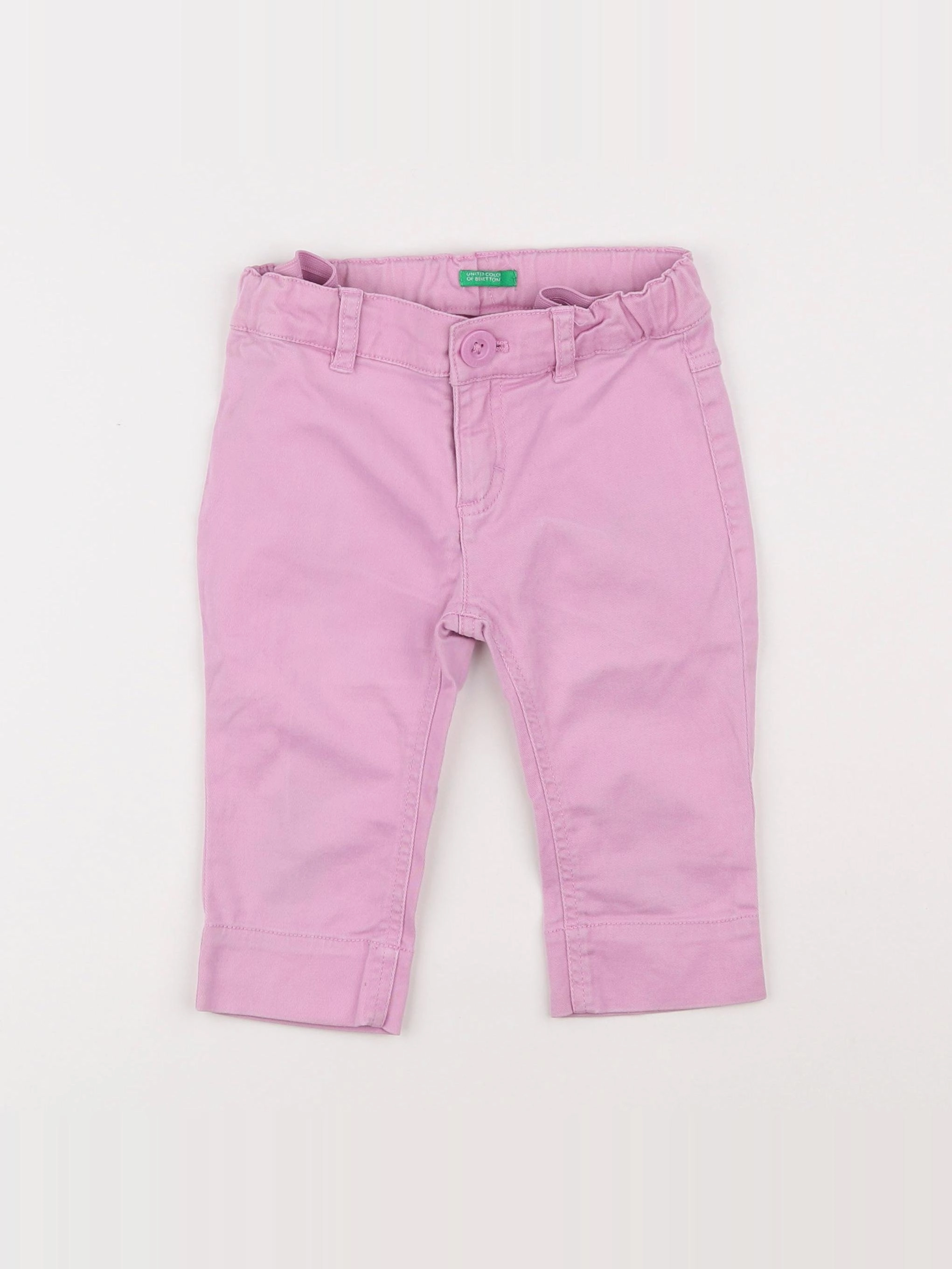 Benetton - pantalon rose - 2 ans