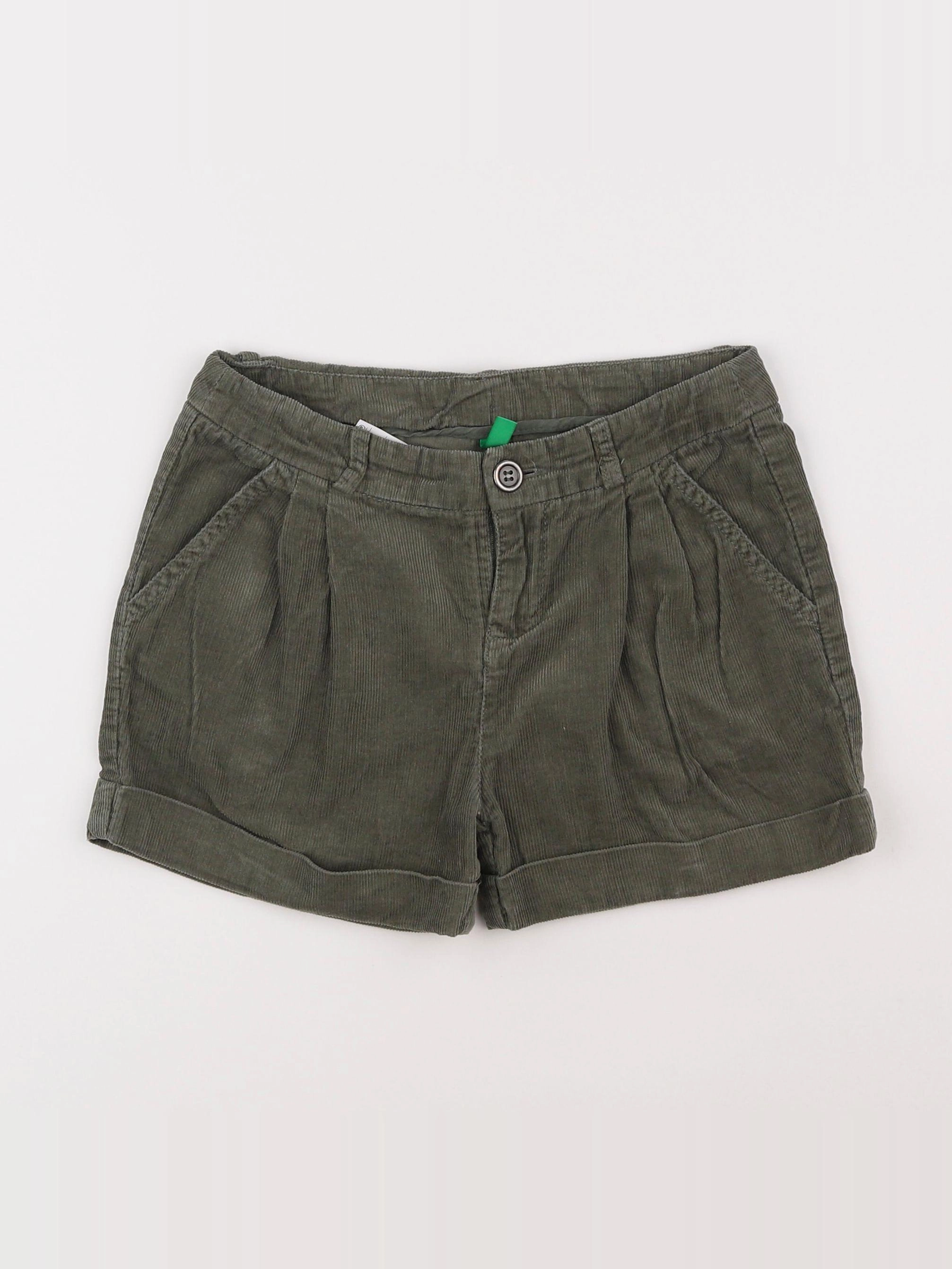Benetton - short vert - 7/8 ans