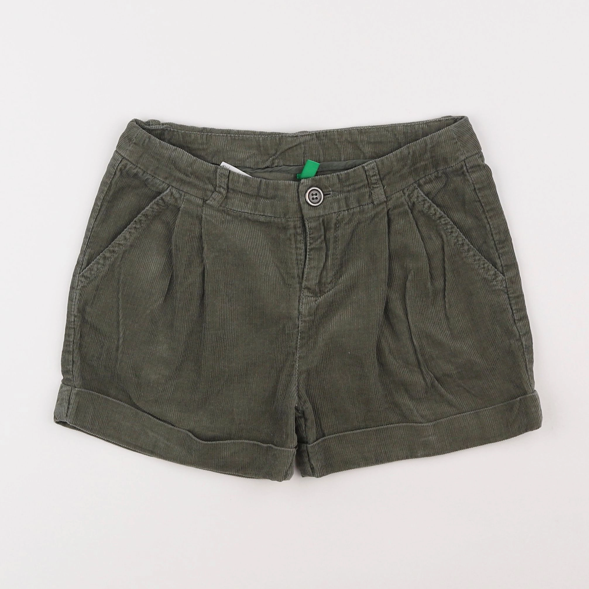 Benetton - short vert - 7/8 ans