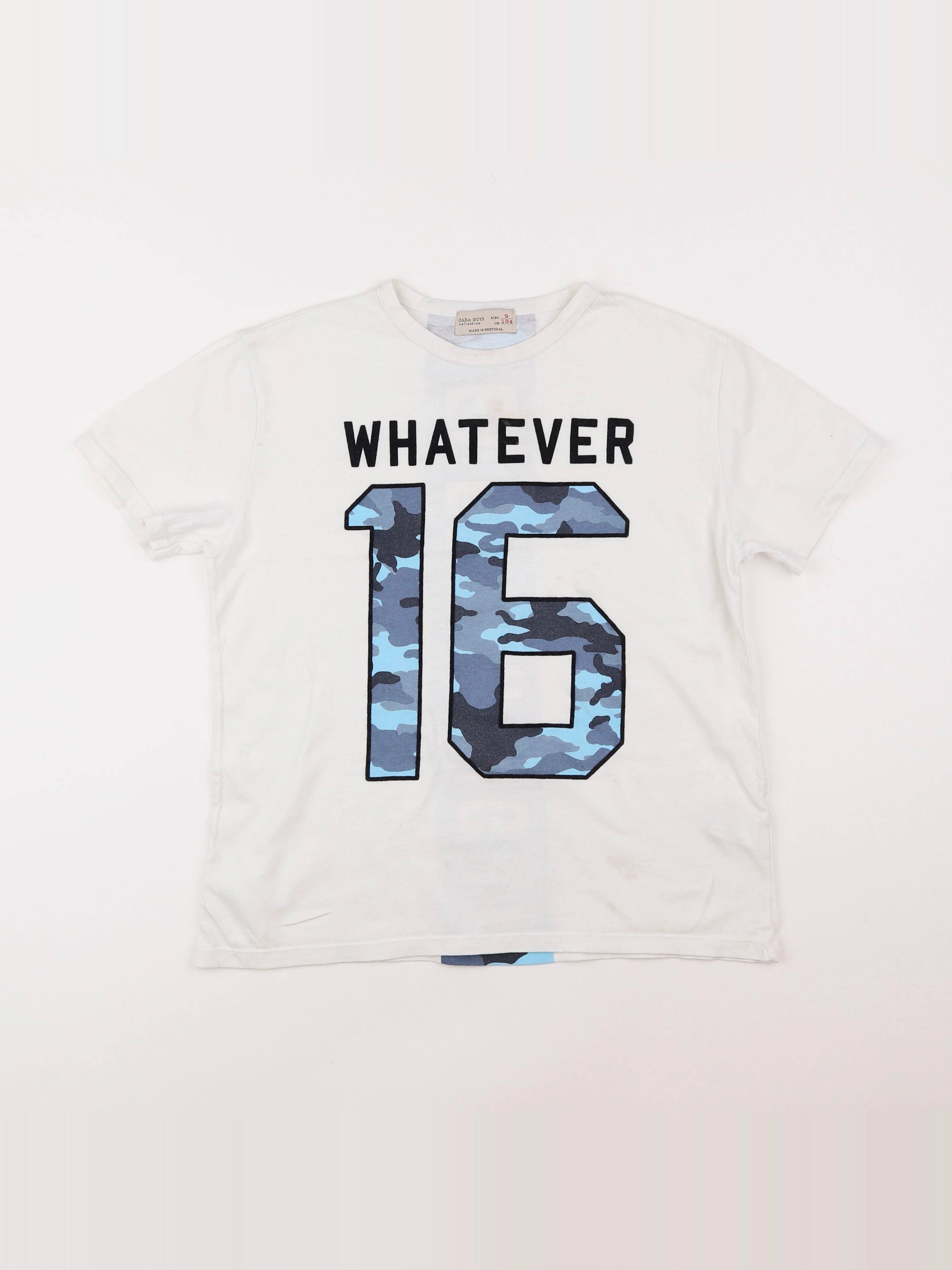 Zara - tee-shirt blanc - 9 ans