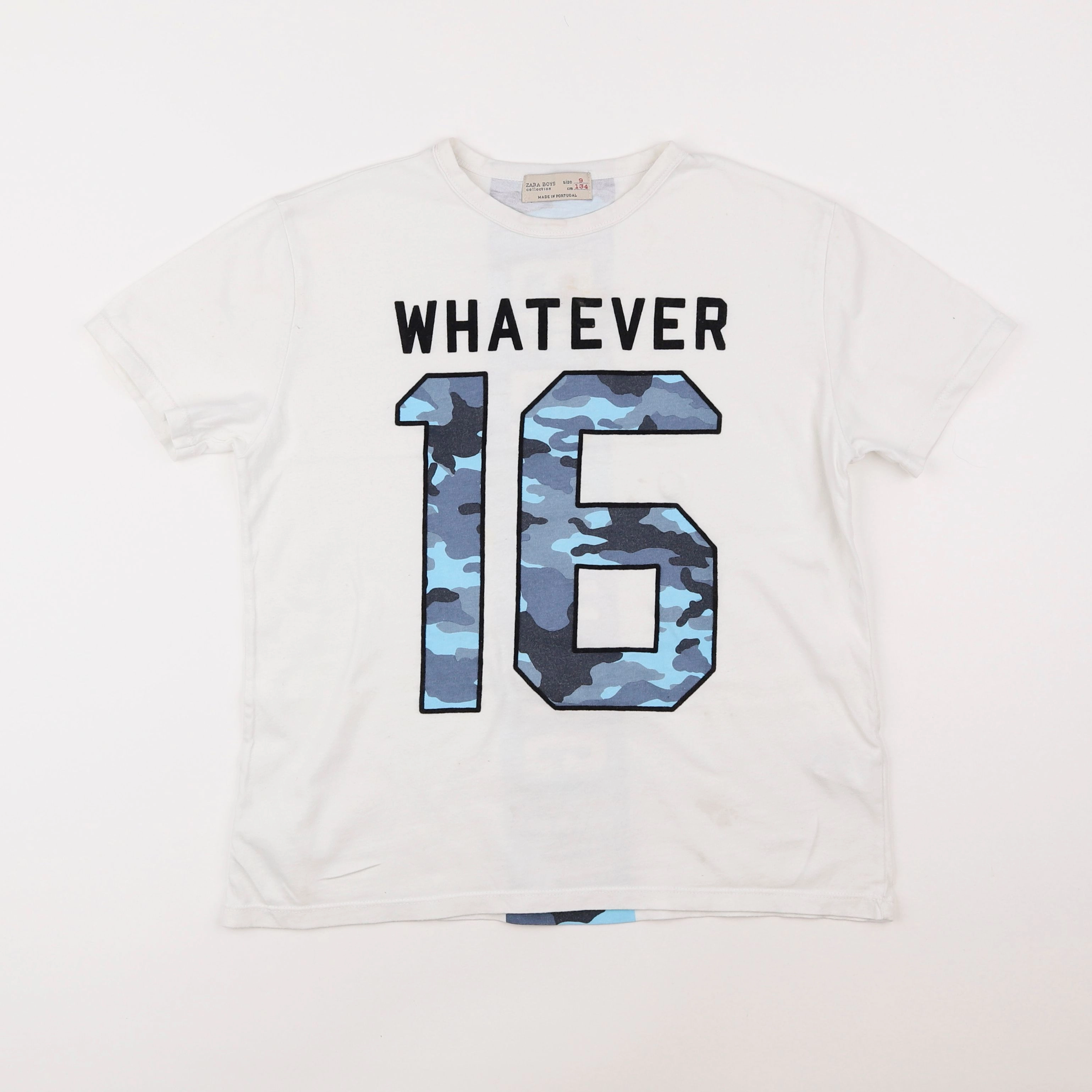 Zara - tee-shirt blanc - 9 ans