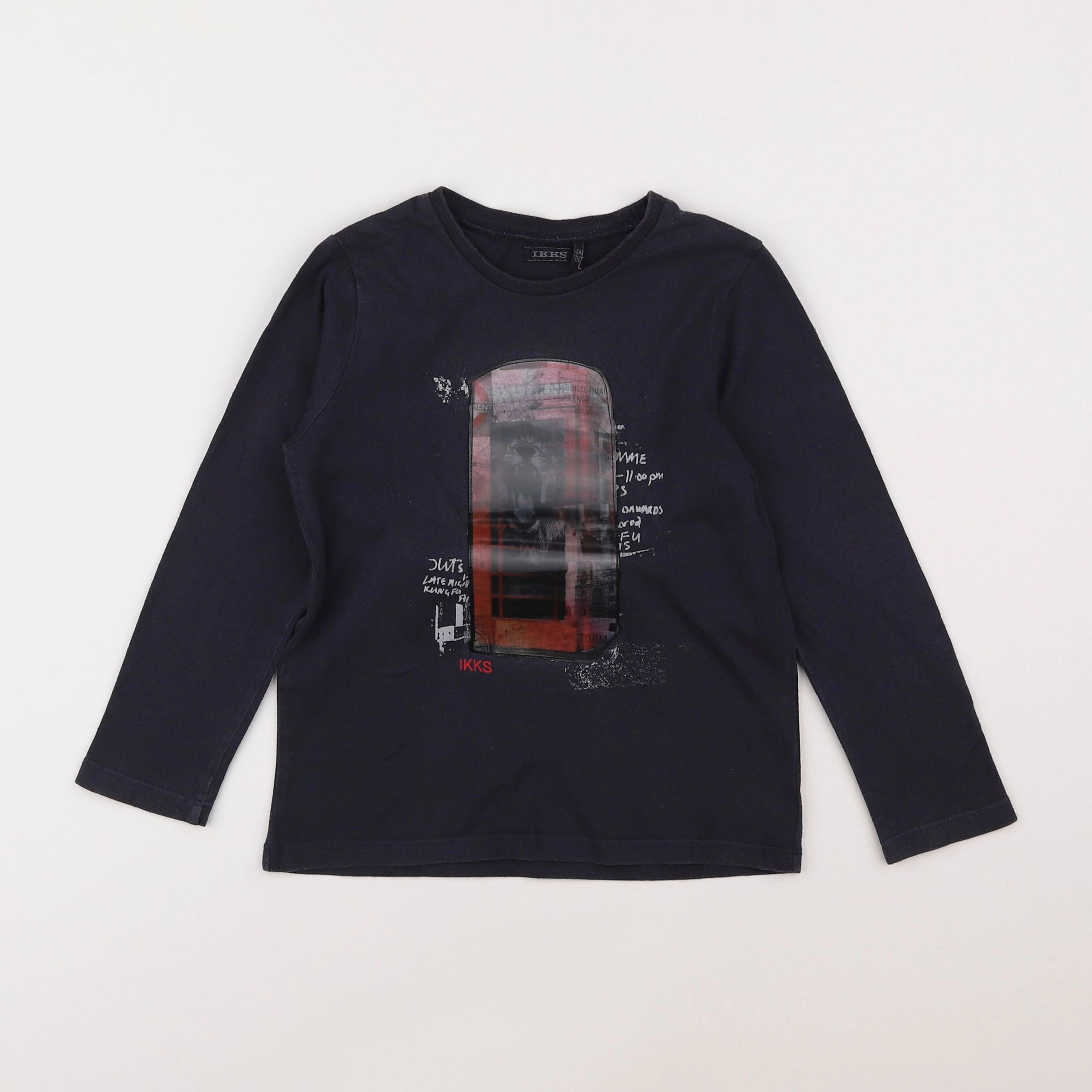 IKKS - tee-shirt gris - 5 ans