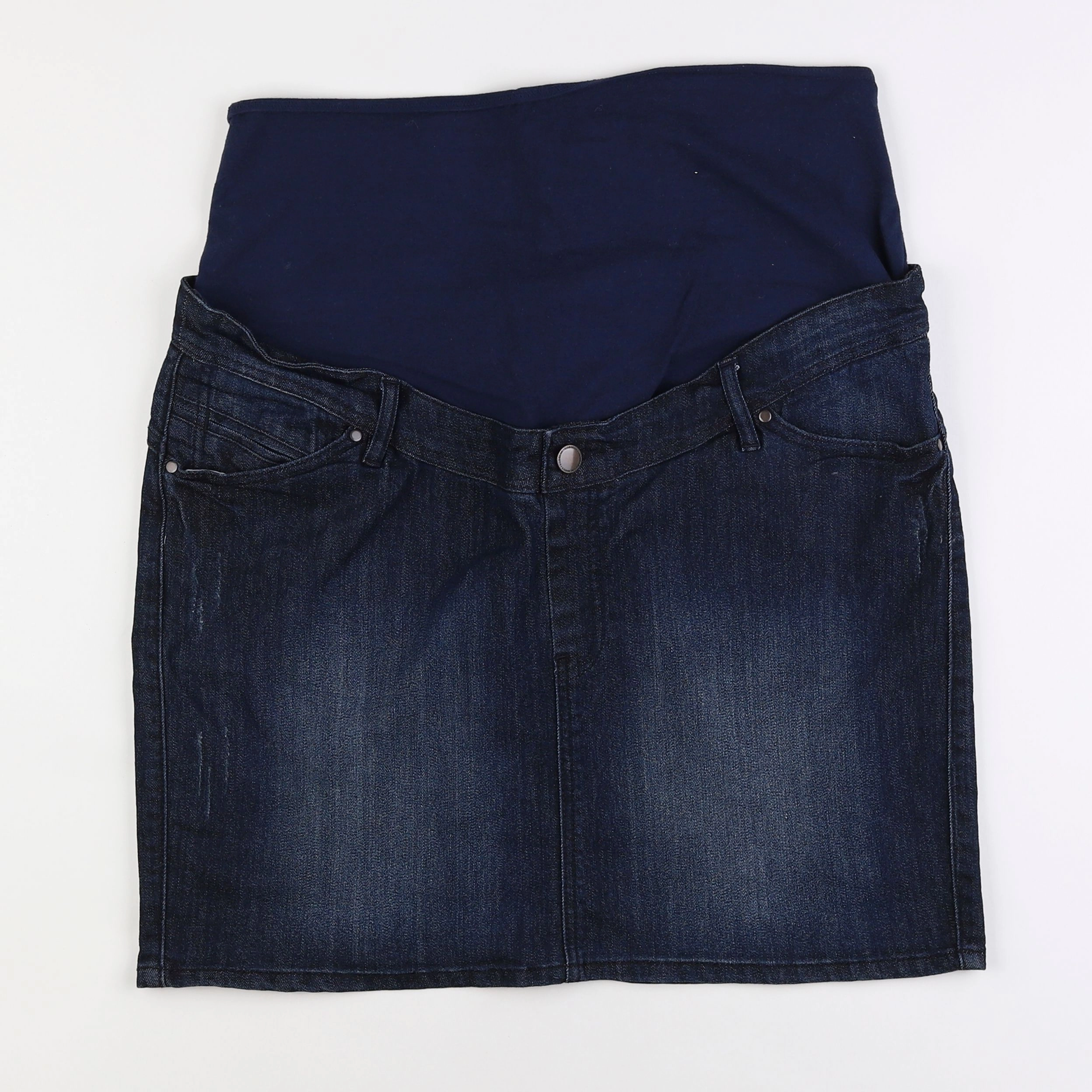 Kiabi - jupe grossesse bleu - 44