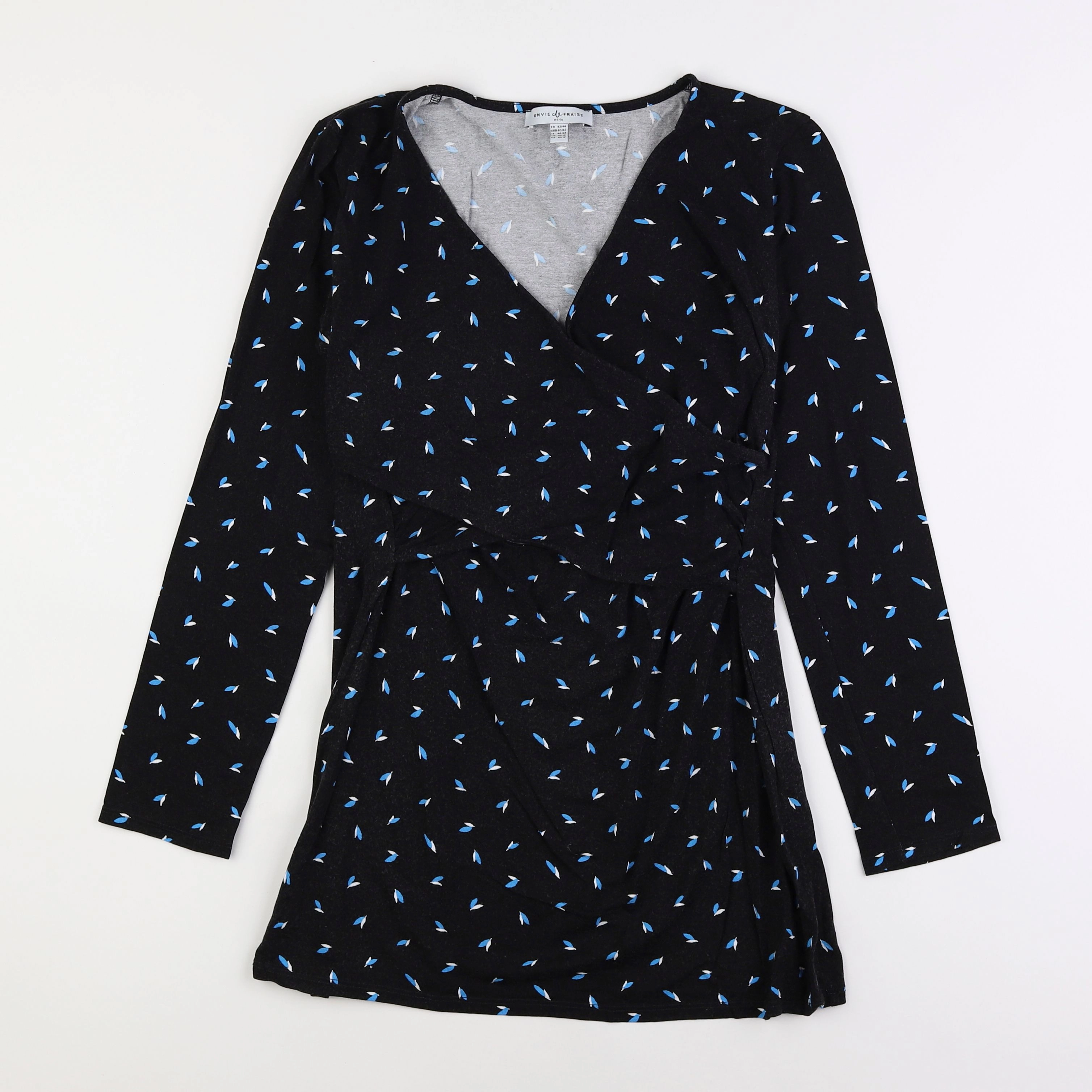 Envie de fraise - tee-shirt grossesse noir - 42 à 44