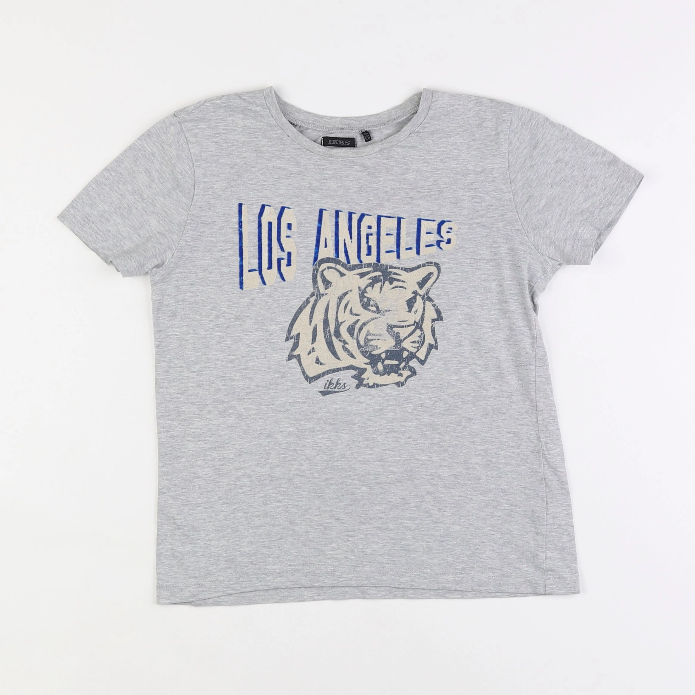 IKKS - tee-shirt gris - 8 ans