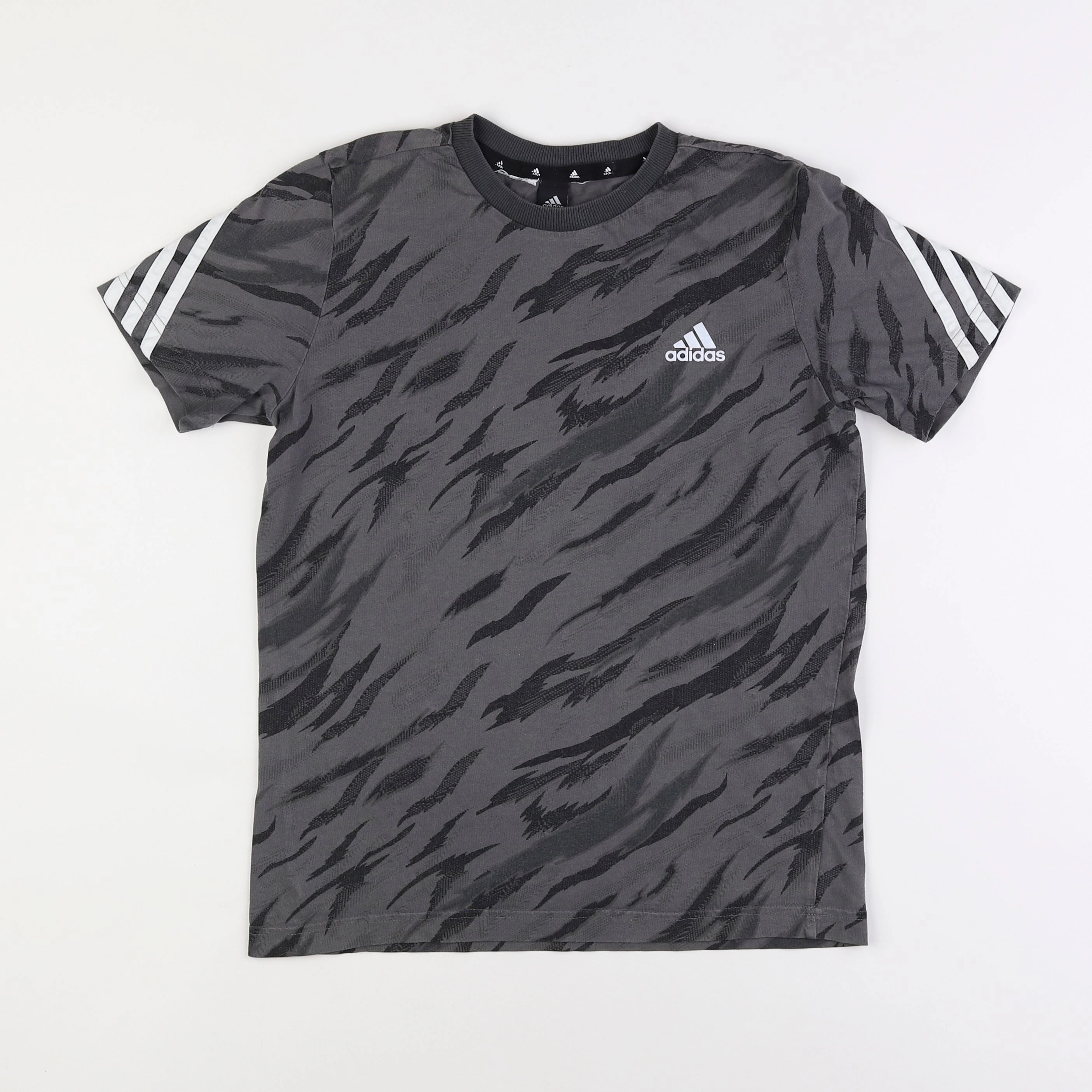 Adidas - tee-shirt gris - 9 ans