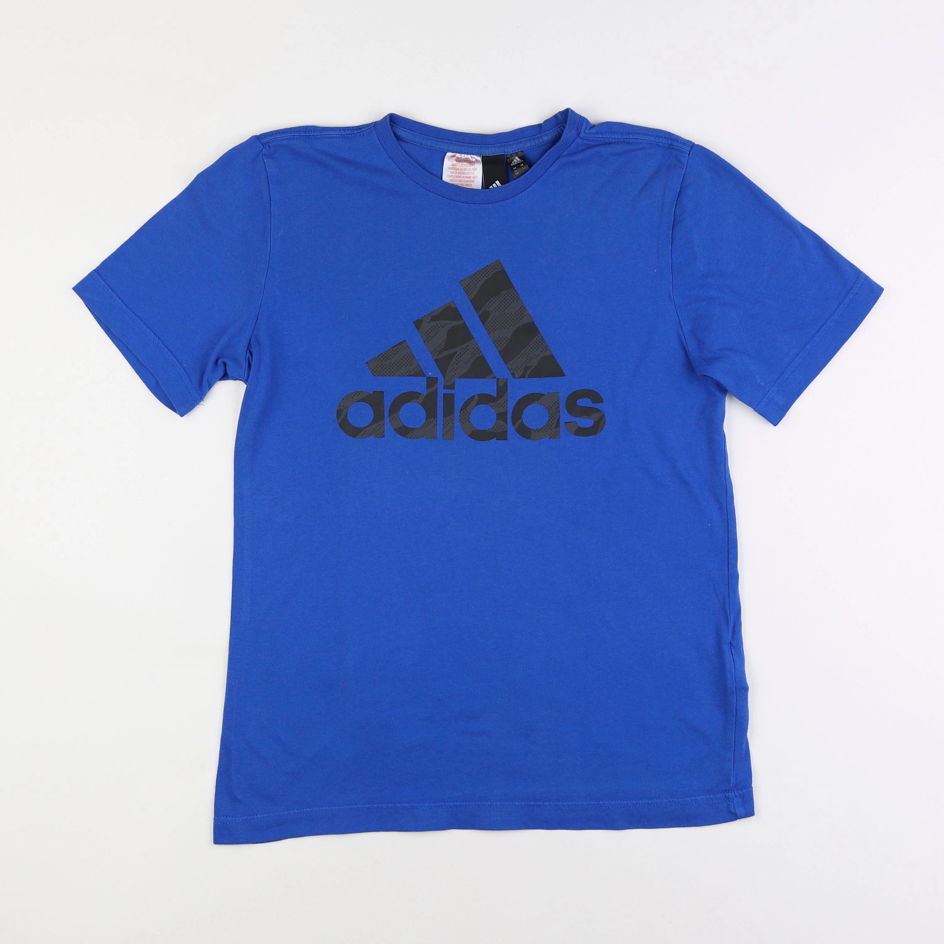 Adidas - tee-shirt bleu - 14 ans