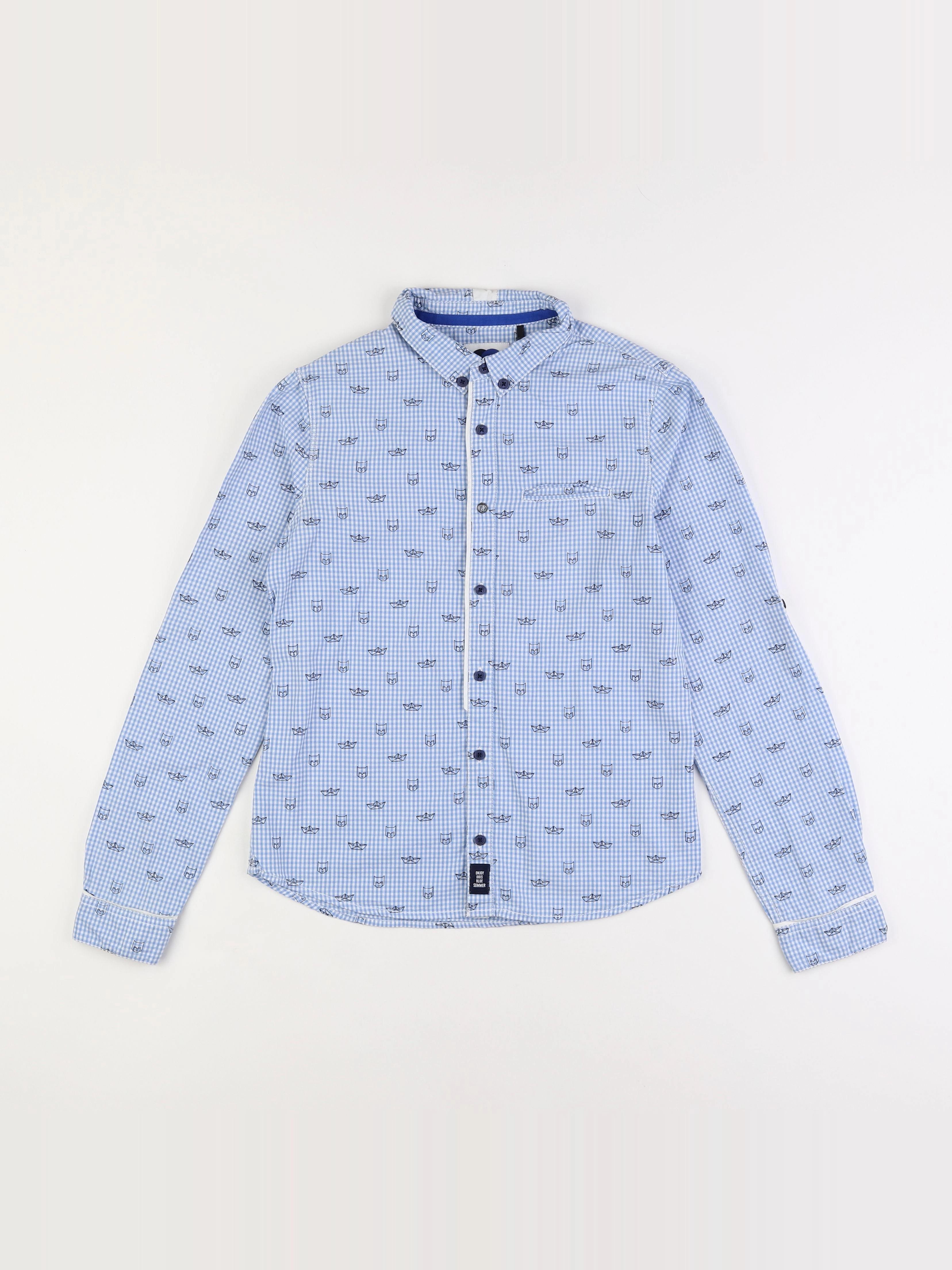 IKKS - chemise bleu - 12 ans