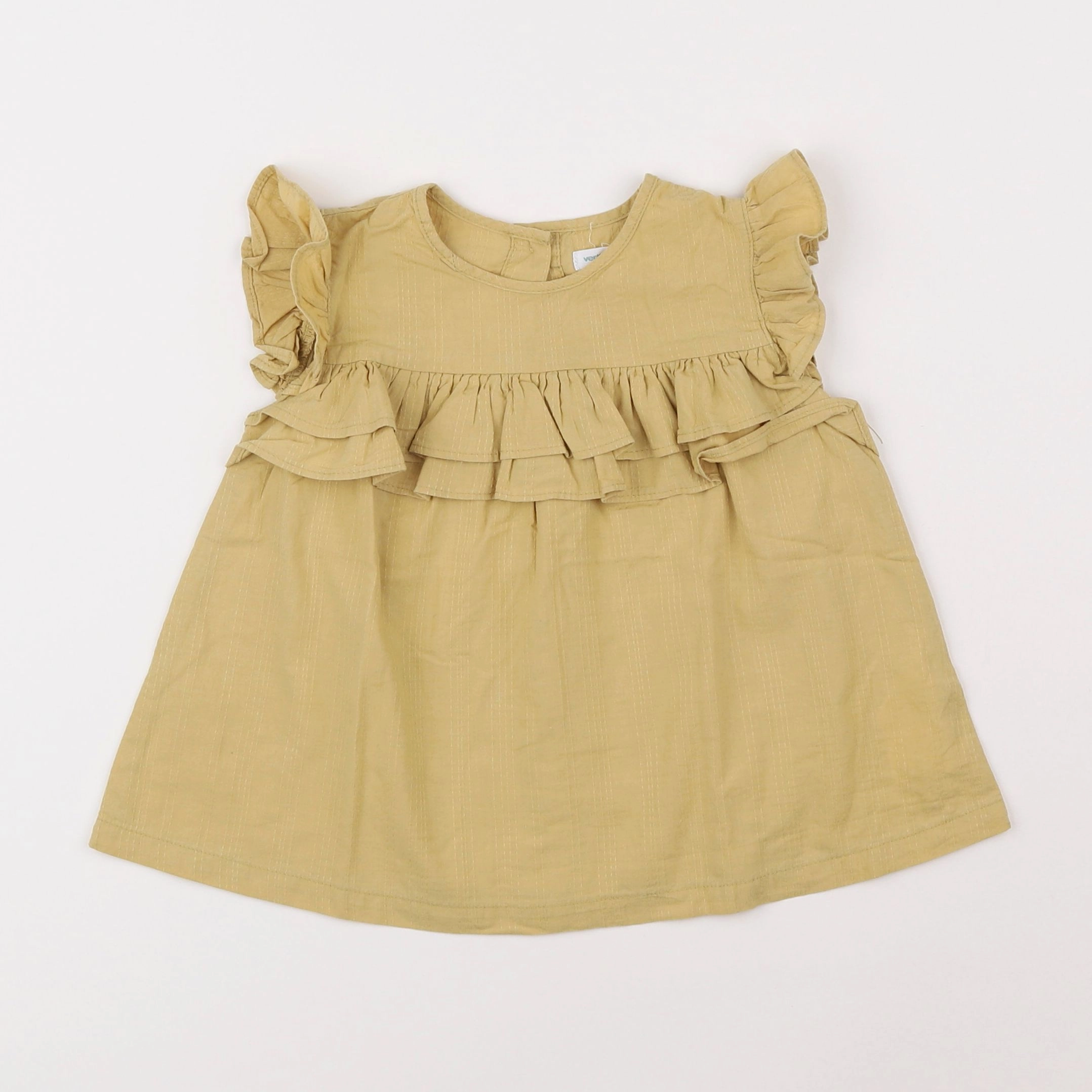 Vertbaudet - blouse jaune - 3 ans