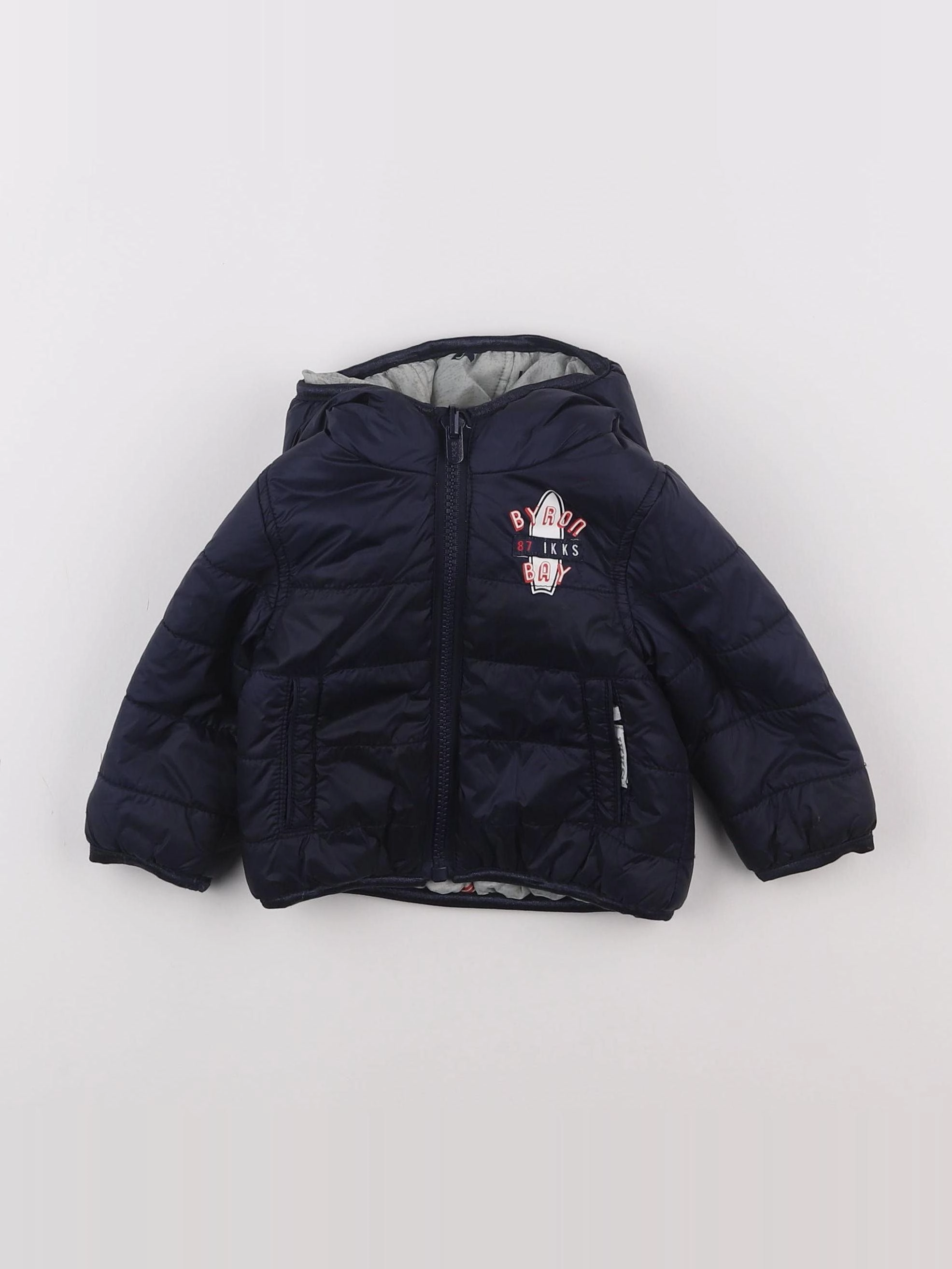 IKKS - doudoune bleu - 6 mois