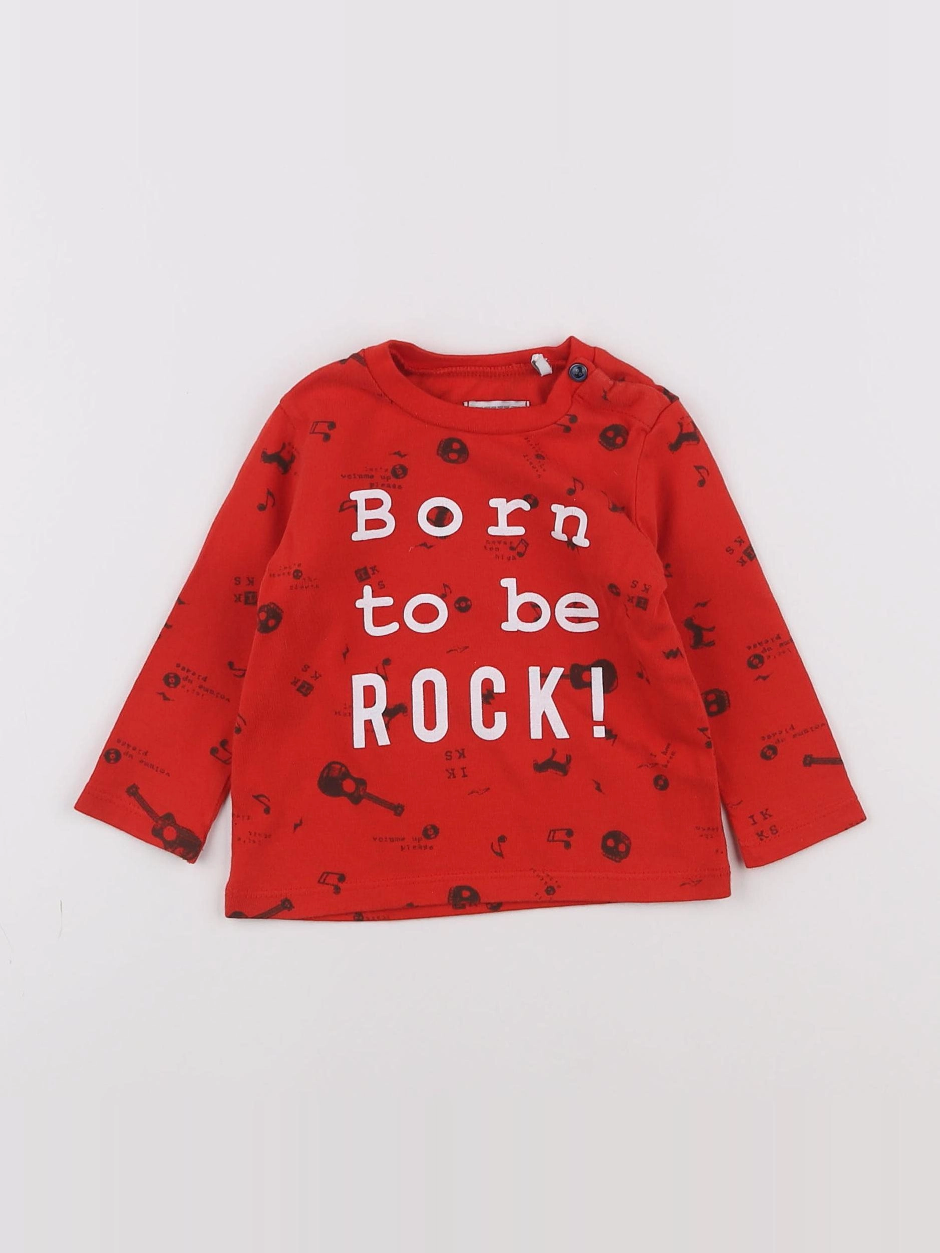 IKKS - tee-shirt rouge - 6 mois