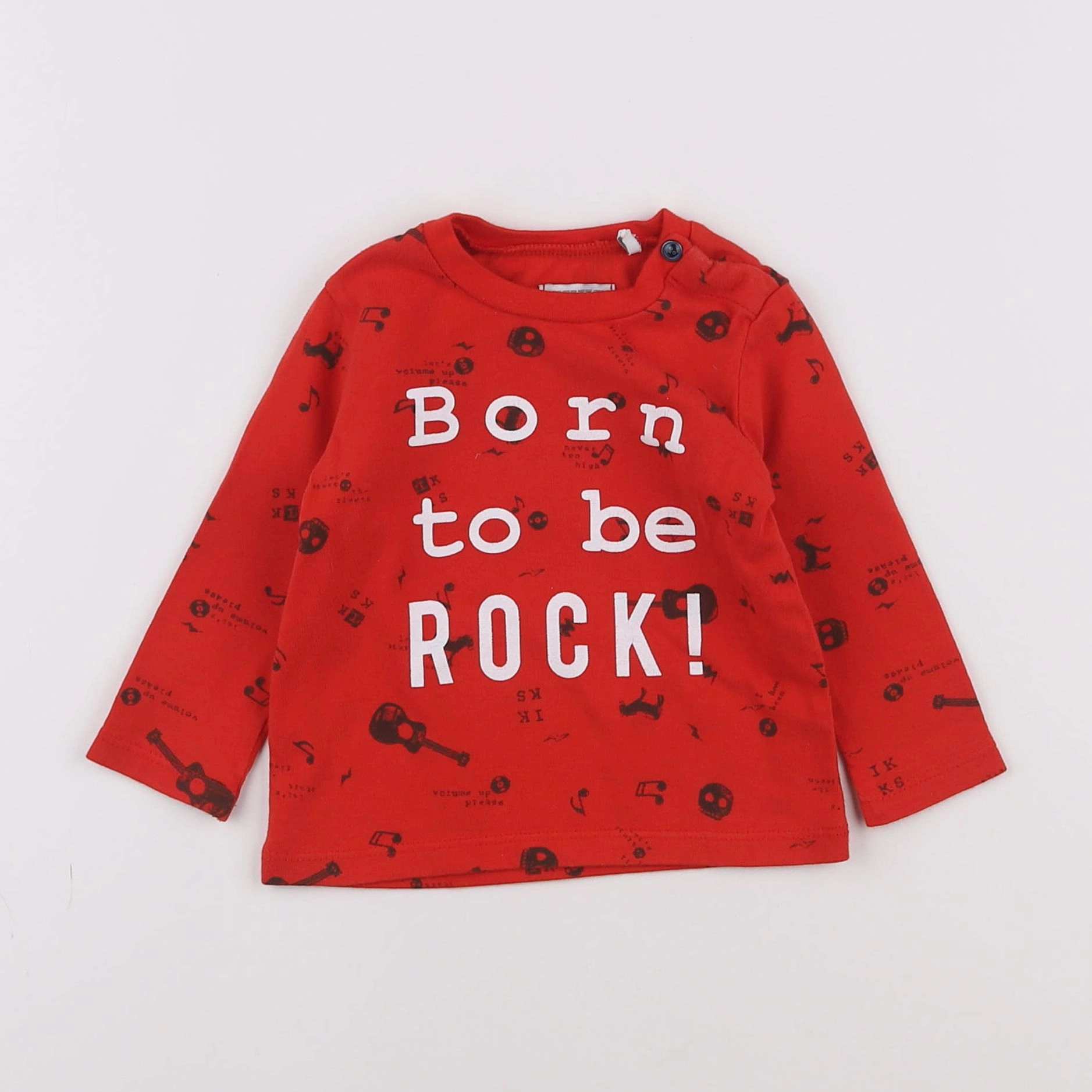 IKKS - tee-shirt rouge - 6 mois