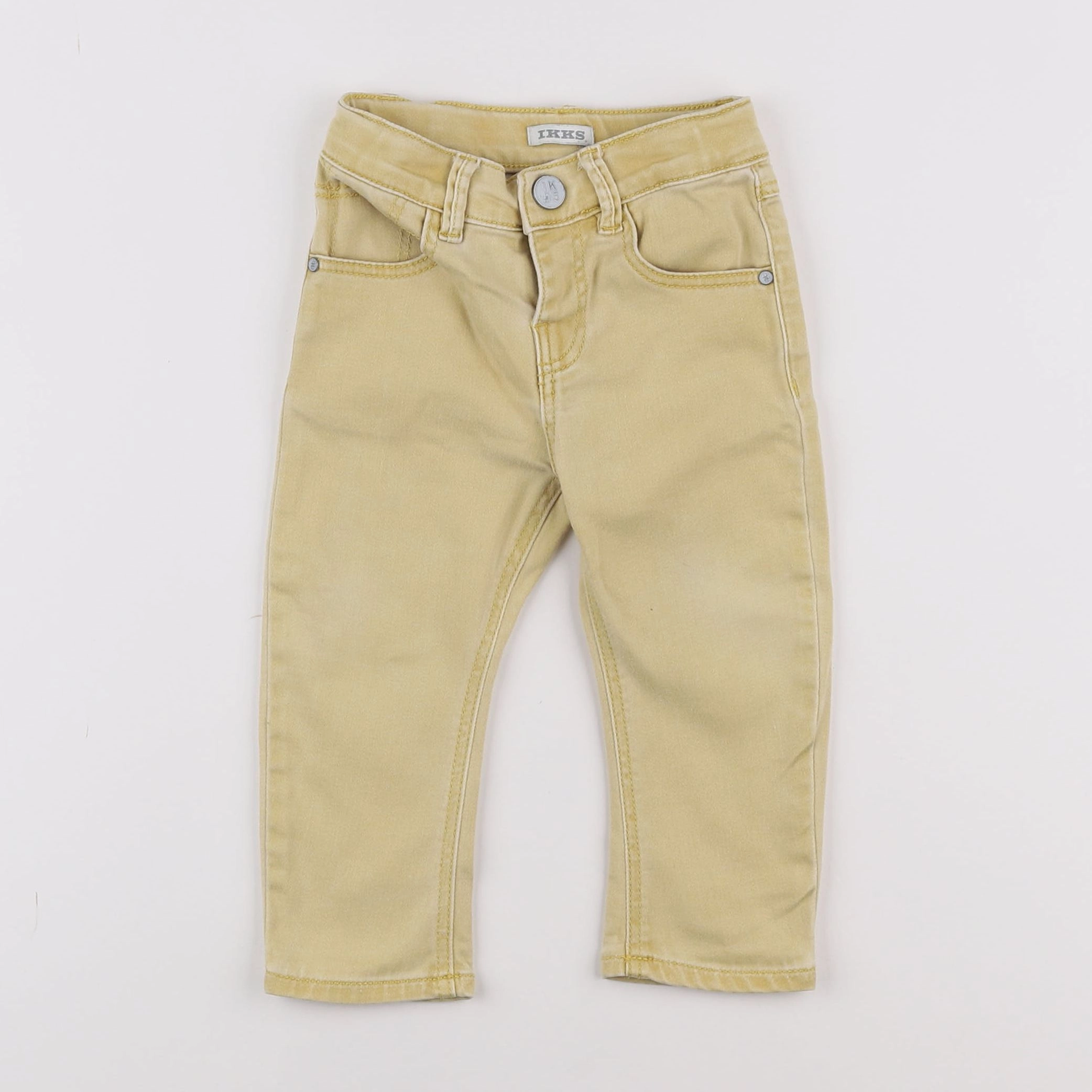 IKKS - pantalon jaune - 18 mois