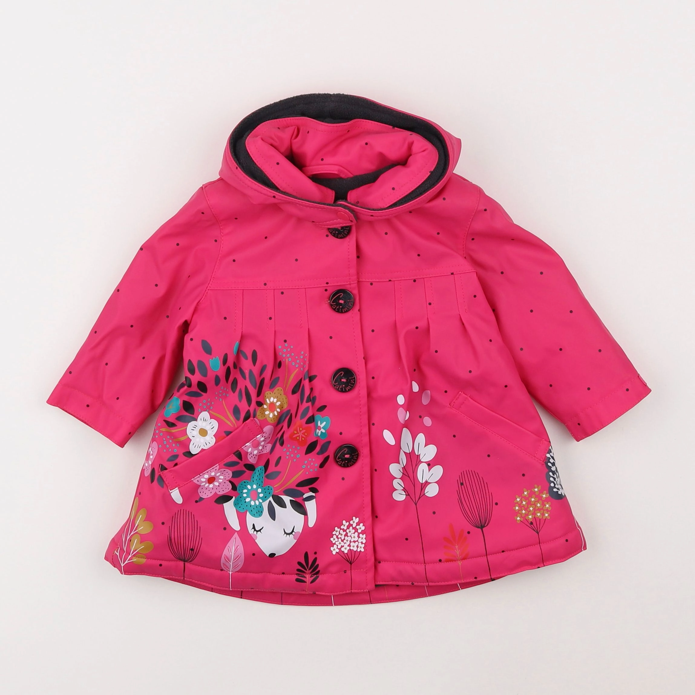 Catimini - imperméable rose - 6 mois