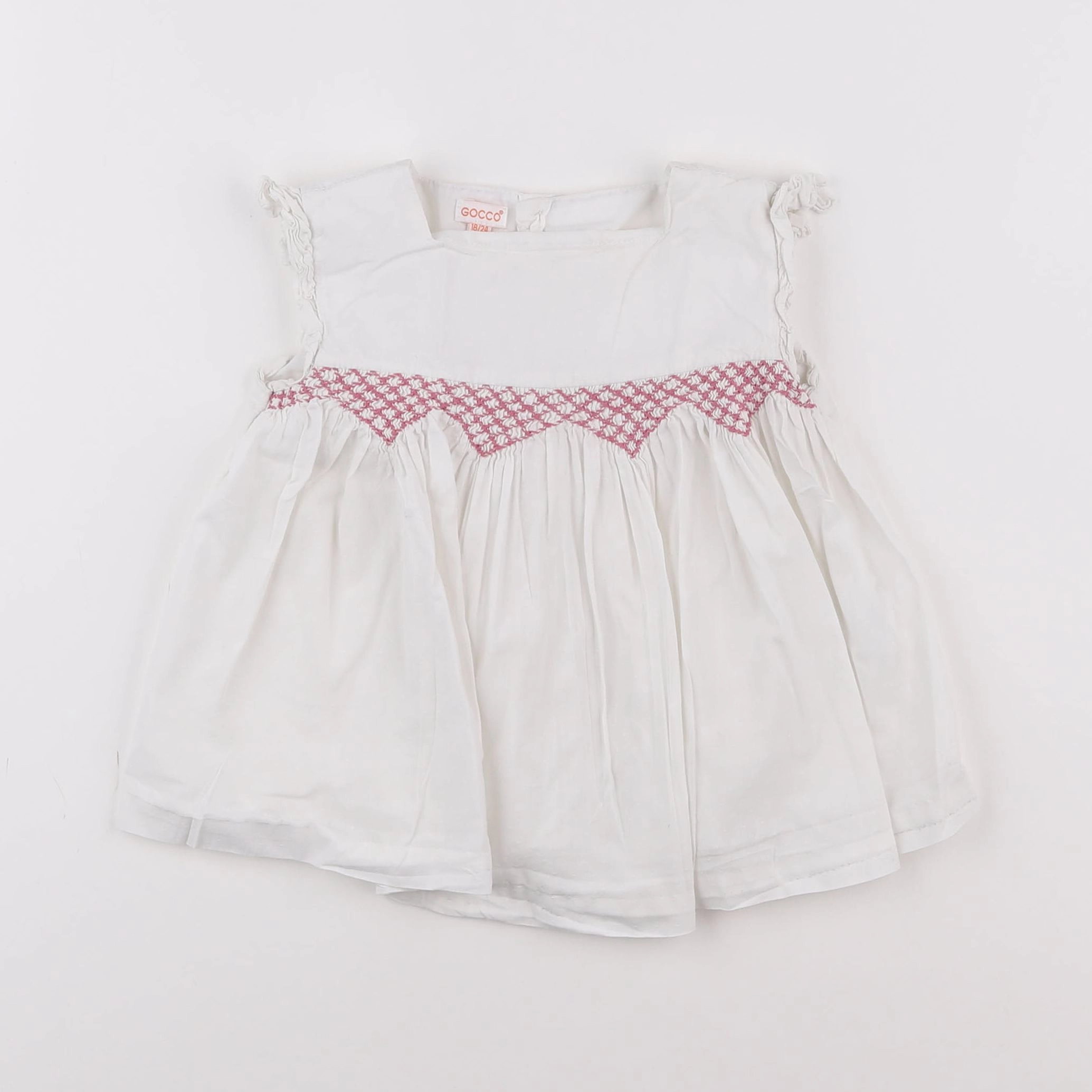 Gocco - blouse blanc - 18 mois à 2 ans