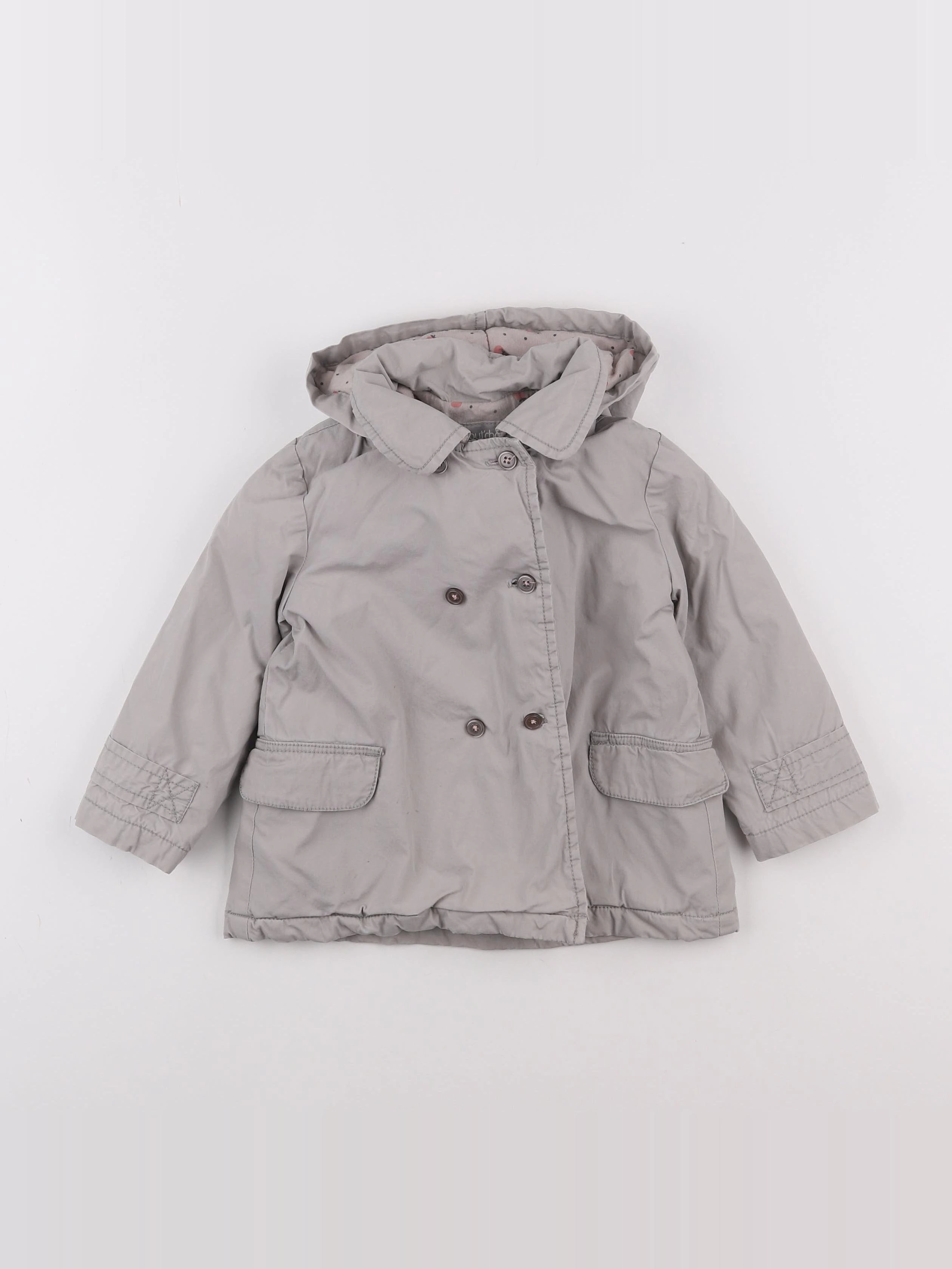 Boutchou - trench gris - 2 ans