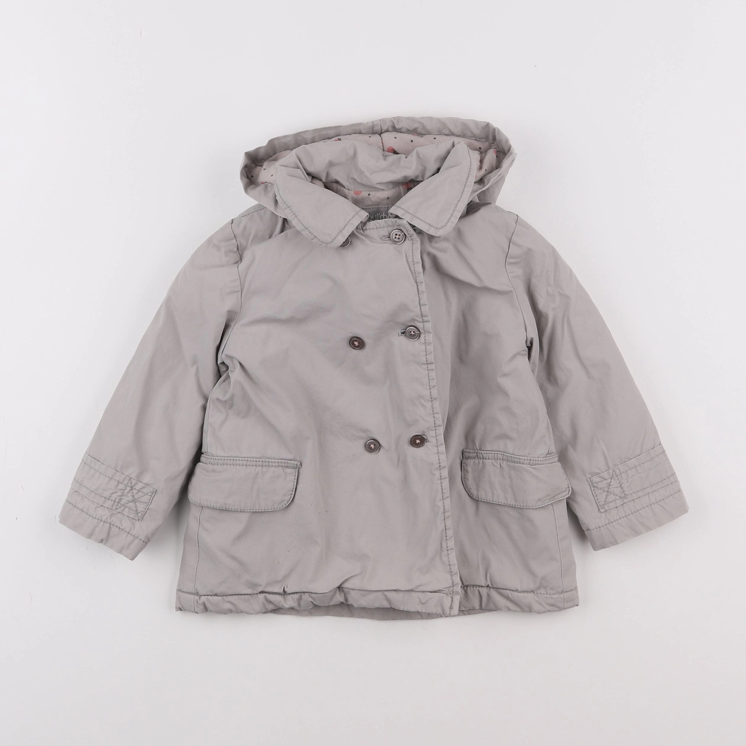 Boutchou - trench gris - 2 ans