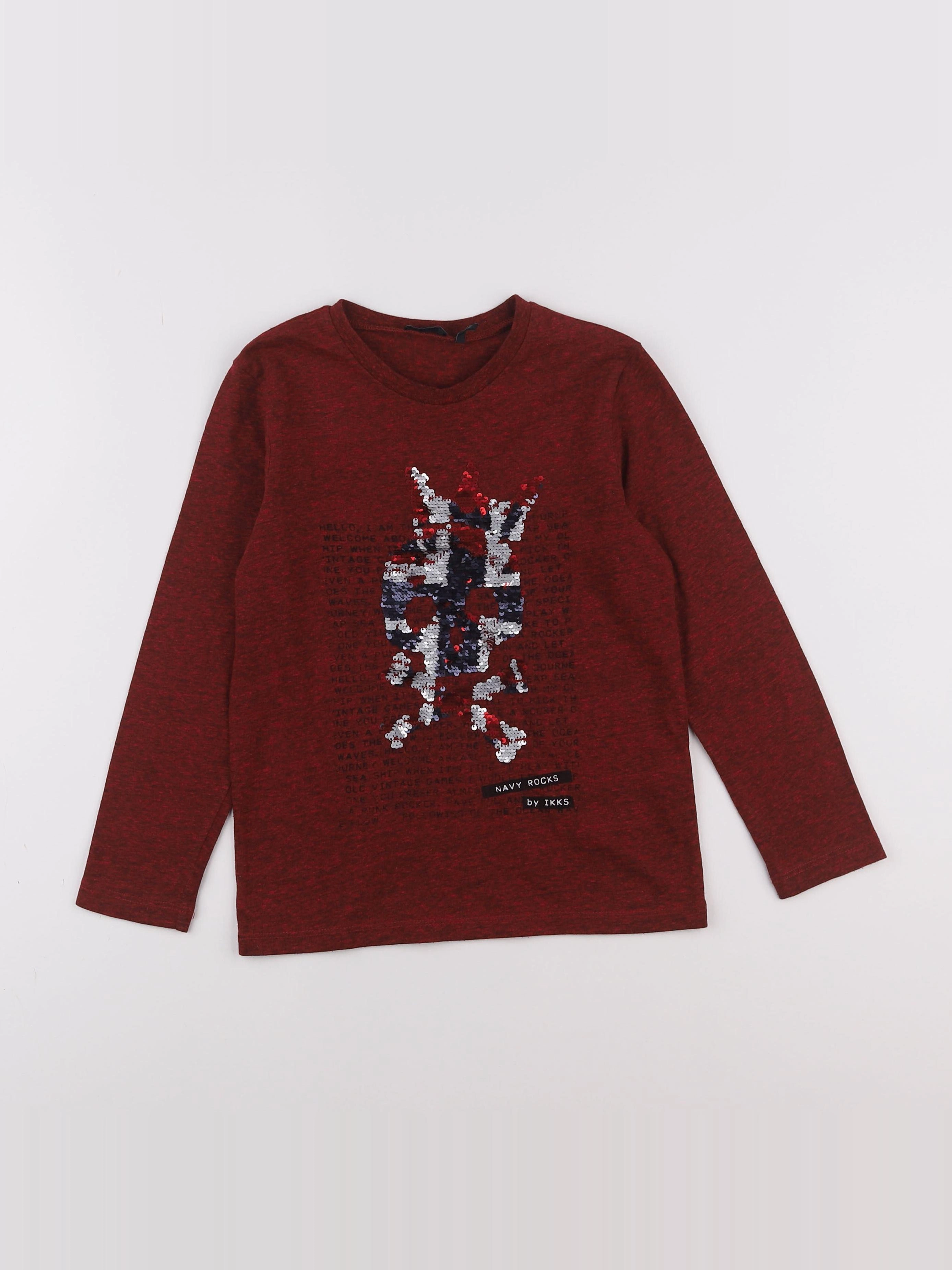 IKKS - tee-shirt rouge - 6 ans