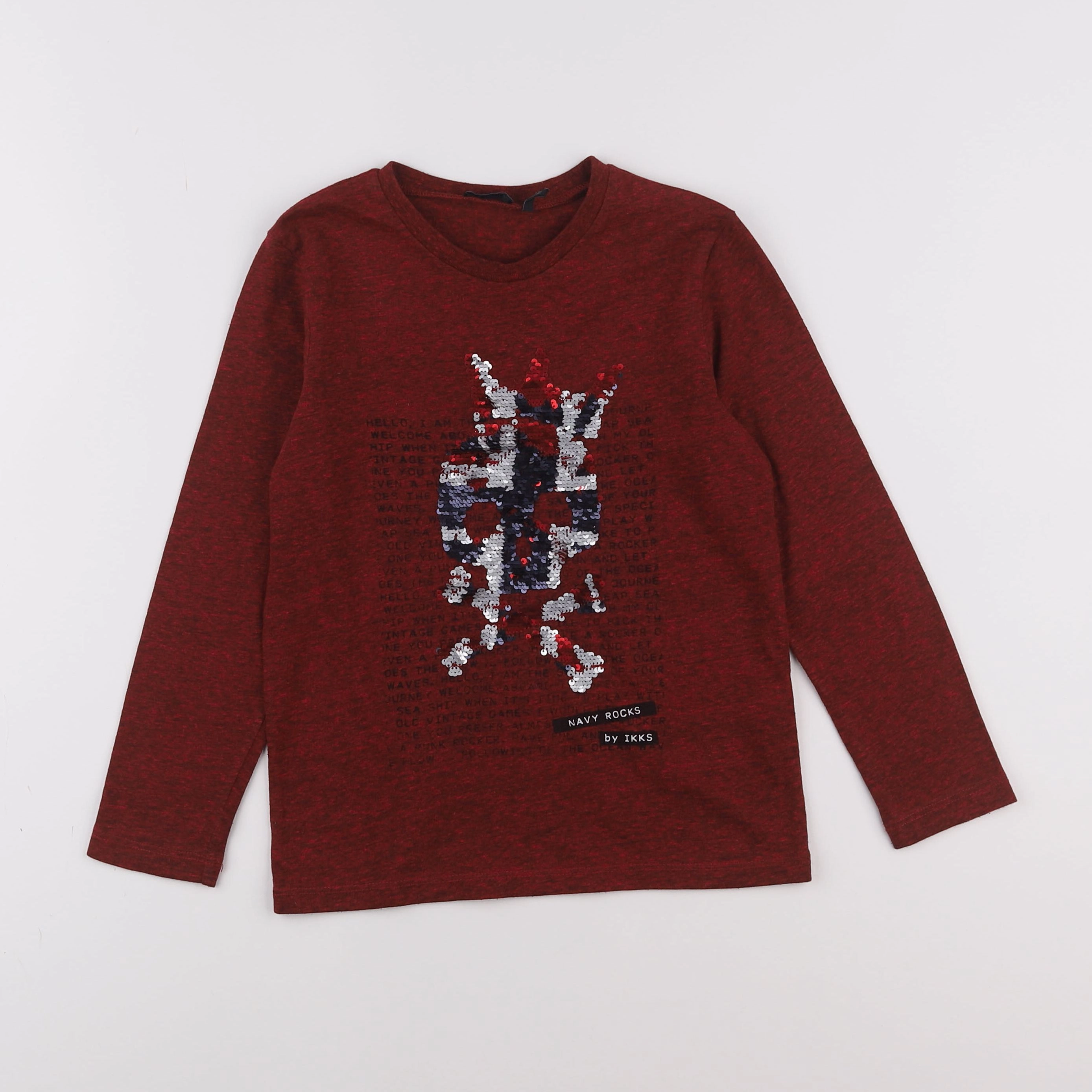 IKKS - tee-shirt rouge - 6 ans