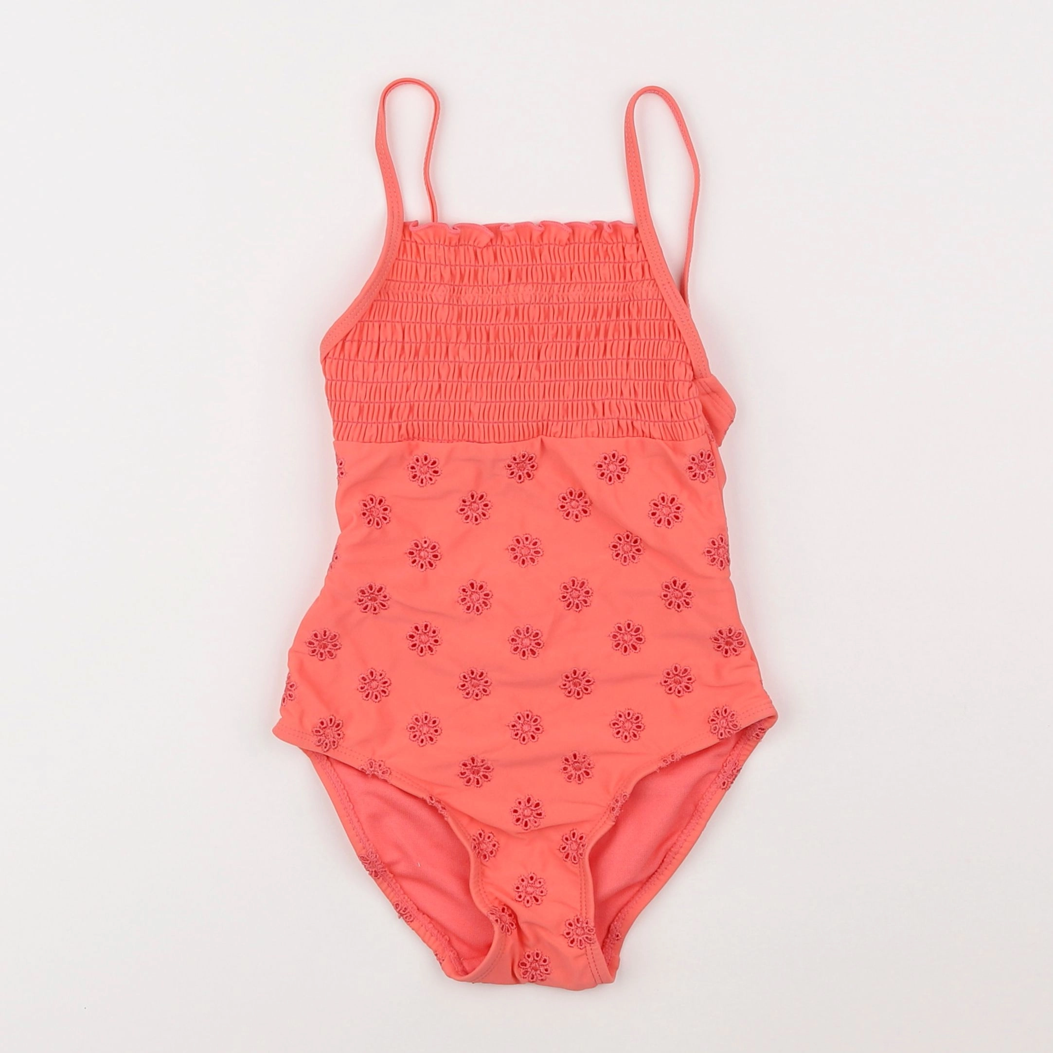 Vertbaudet - maillot de bain orange - 6 ans