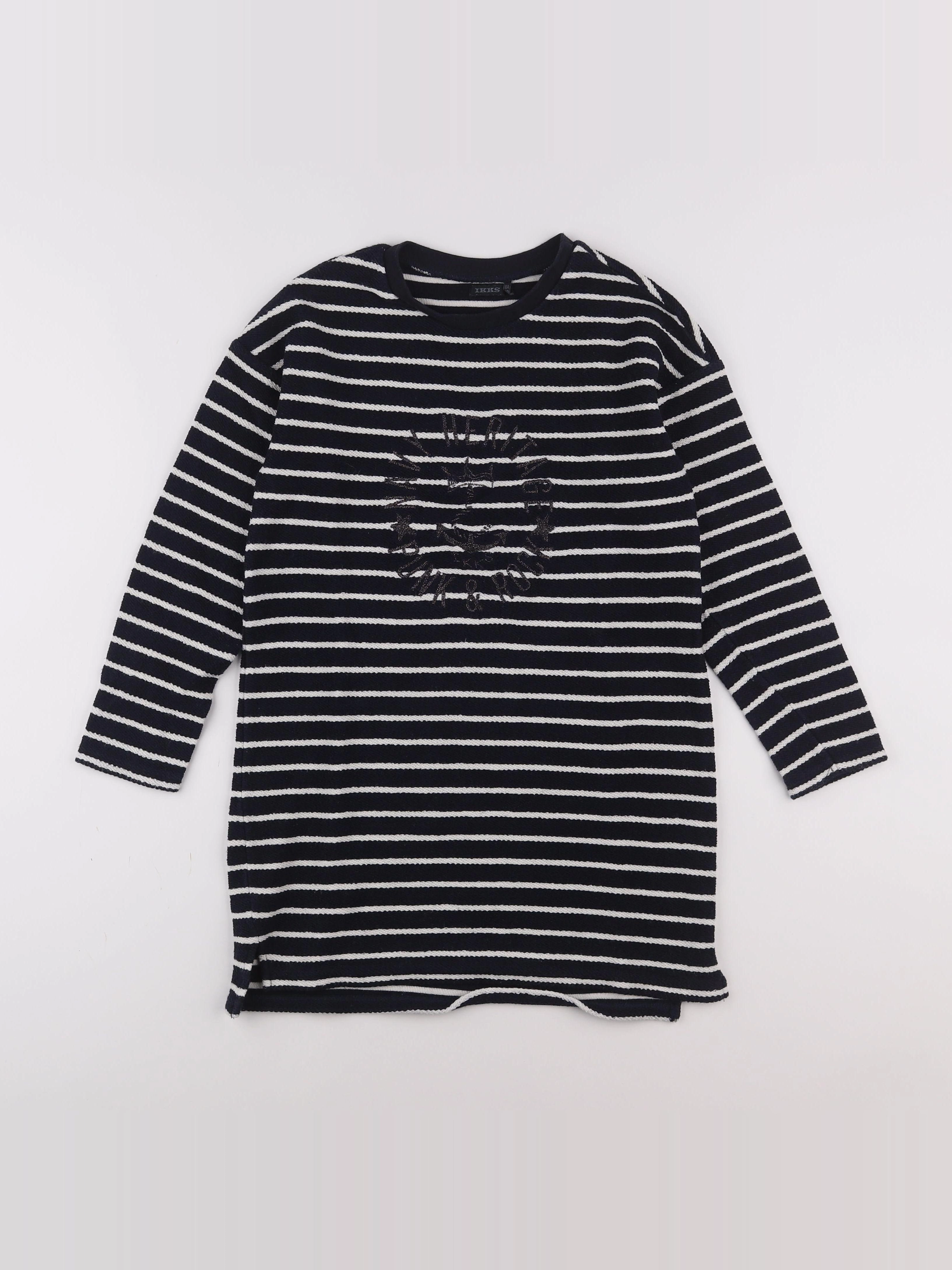 IKKS - robe bleu - 10 ans