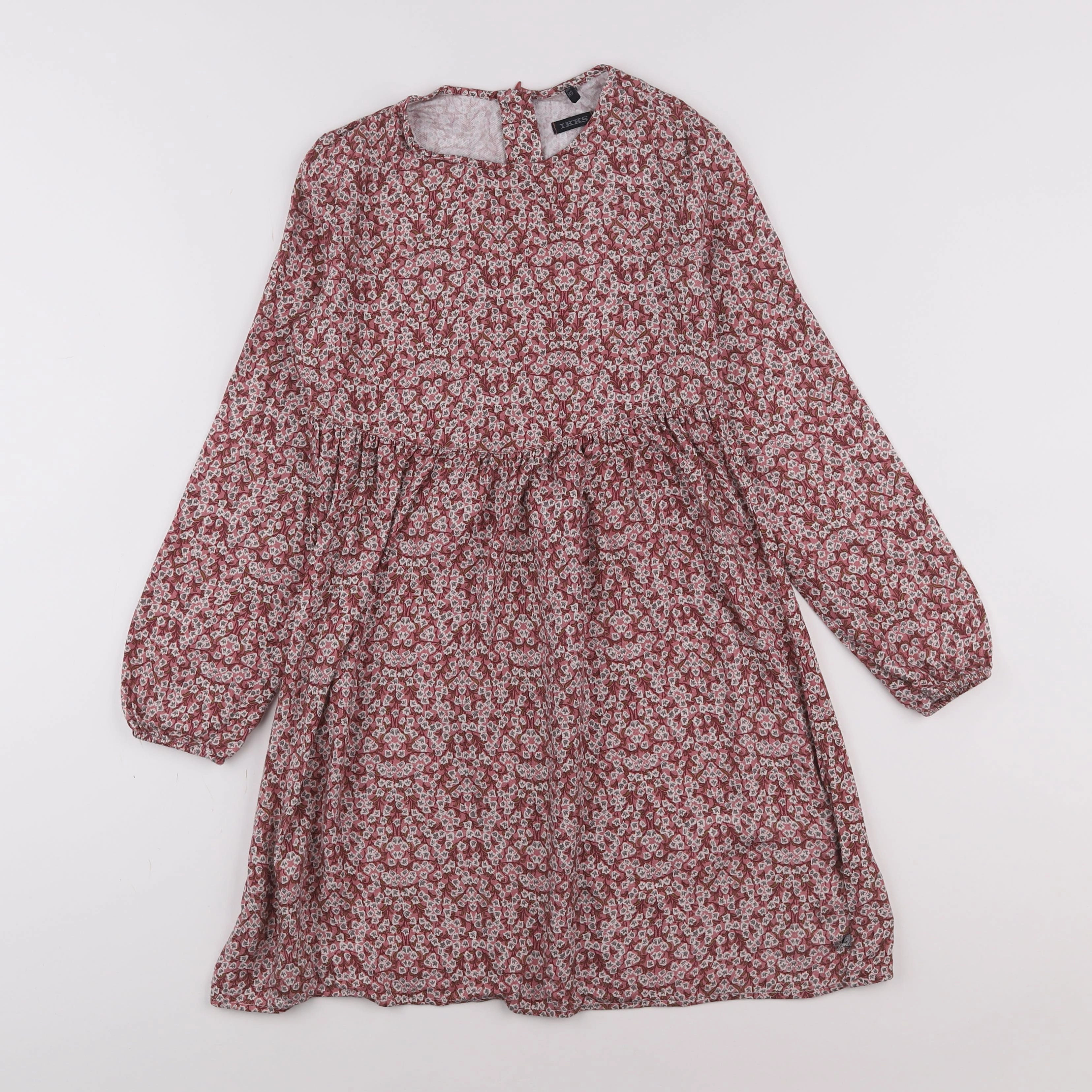 IKKS - robe rose - 10 ans