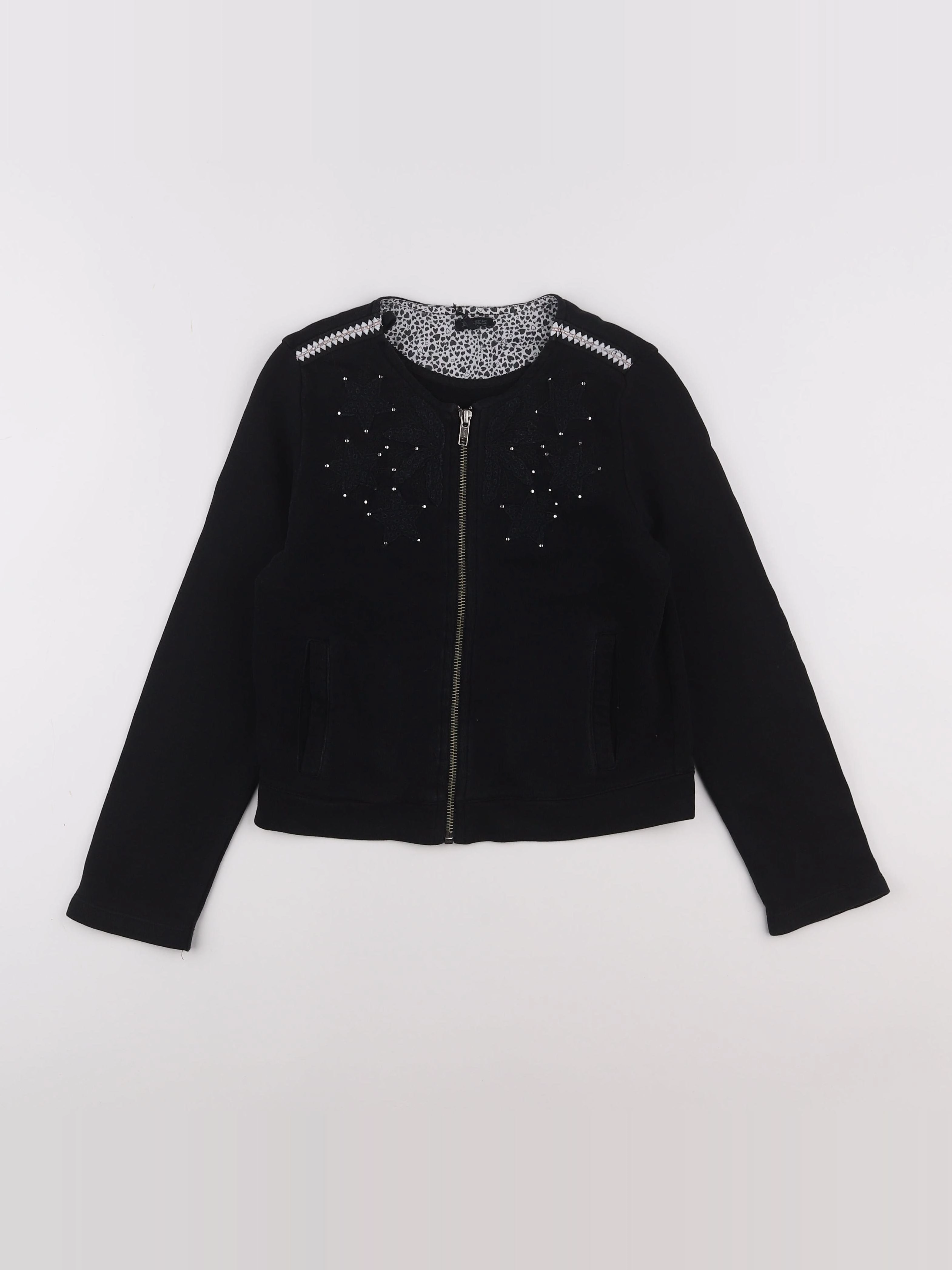 IKKS - veste noir - 10 ans