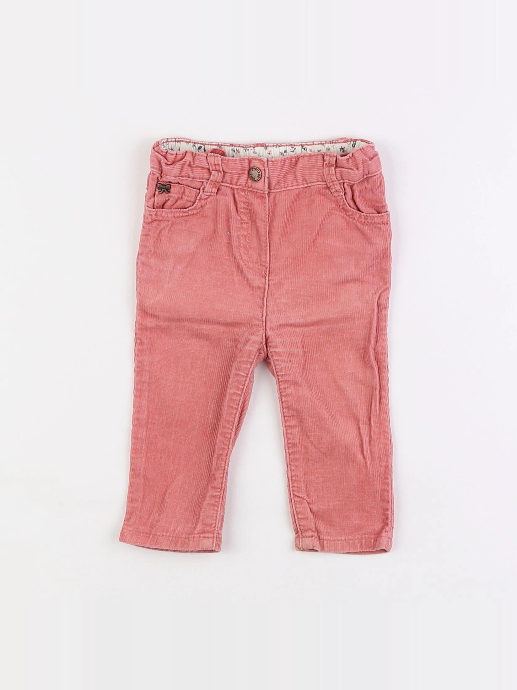 Cyrillus - pantalon rose - 6 mois
