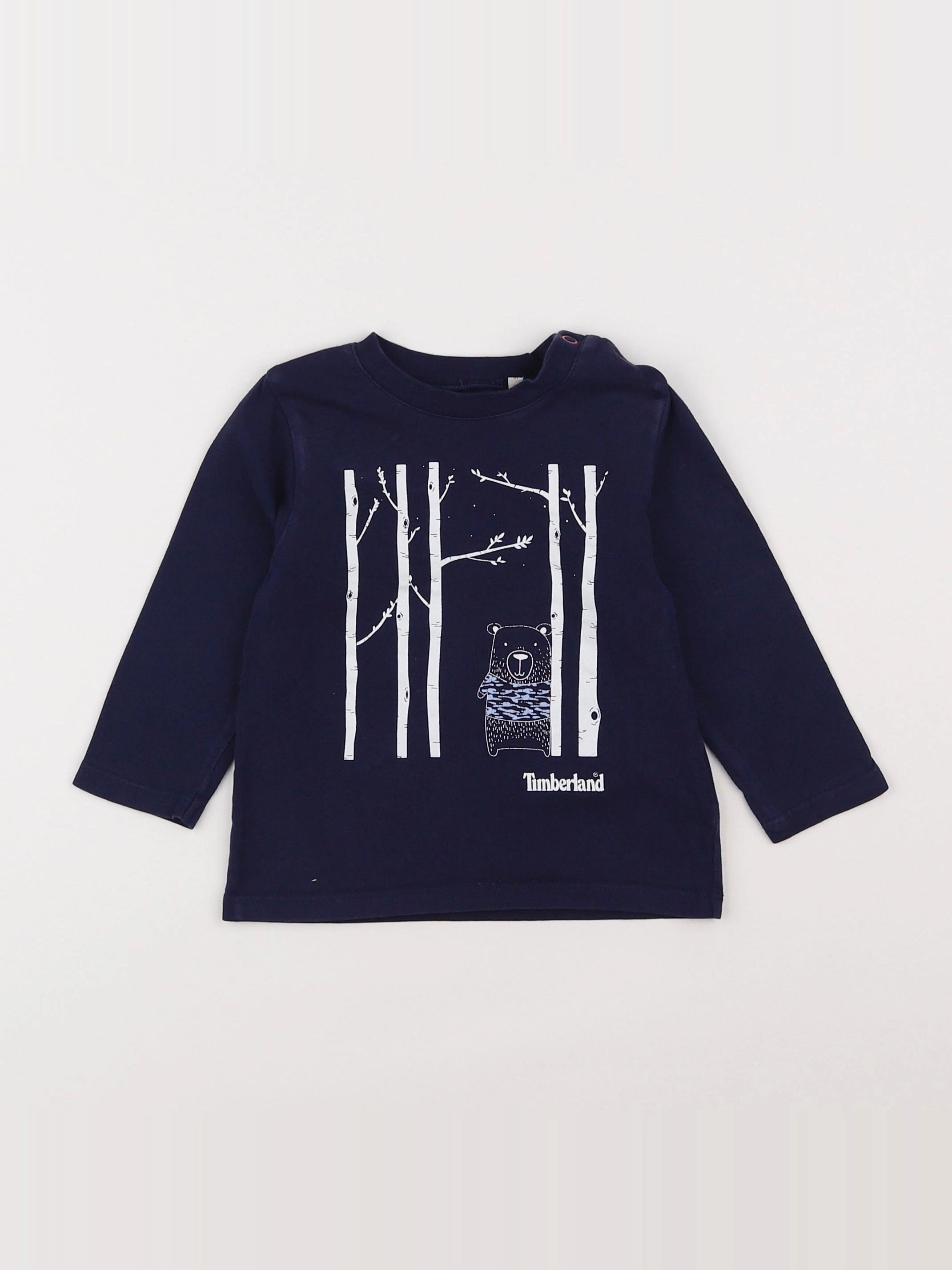 Timberland - tee-shirt bleu - 18 mois