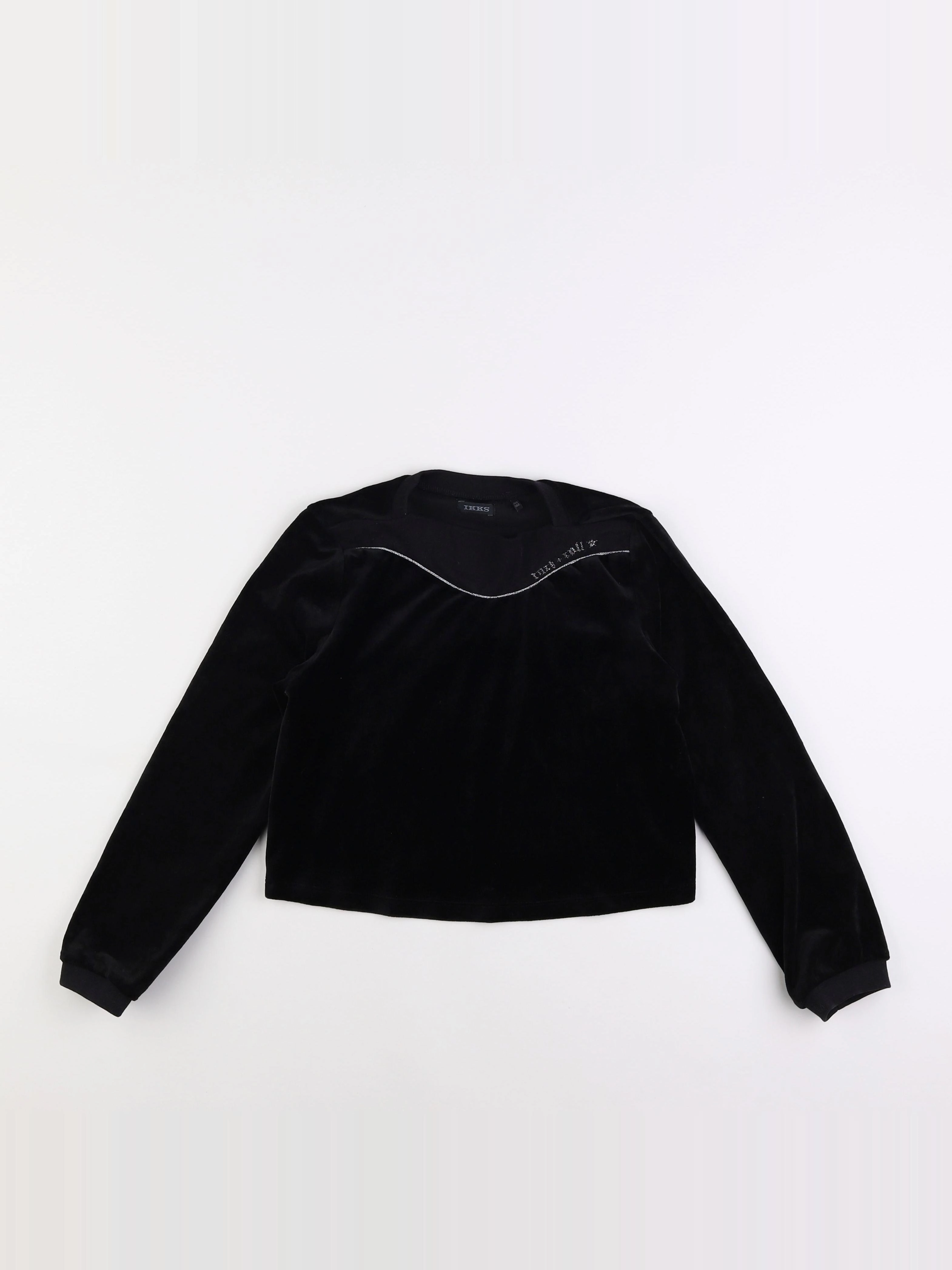 IKKS - pull noir - 10 ans