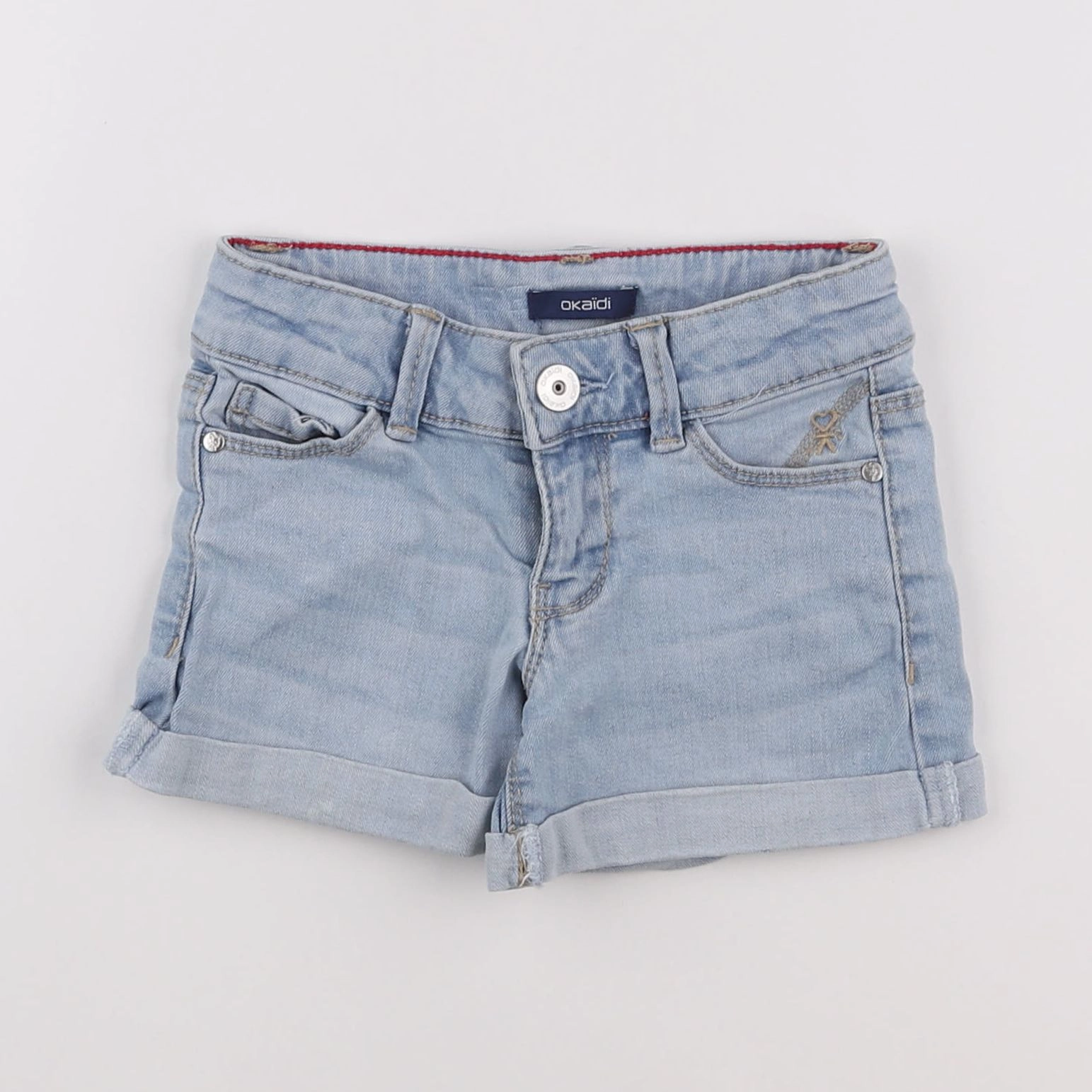 Okaidi - short bleu - 4 ans