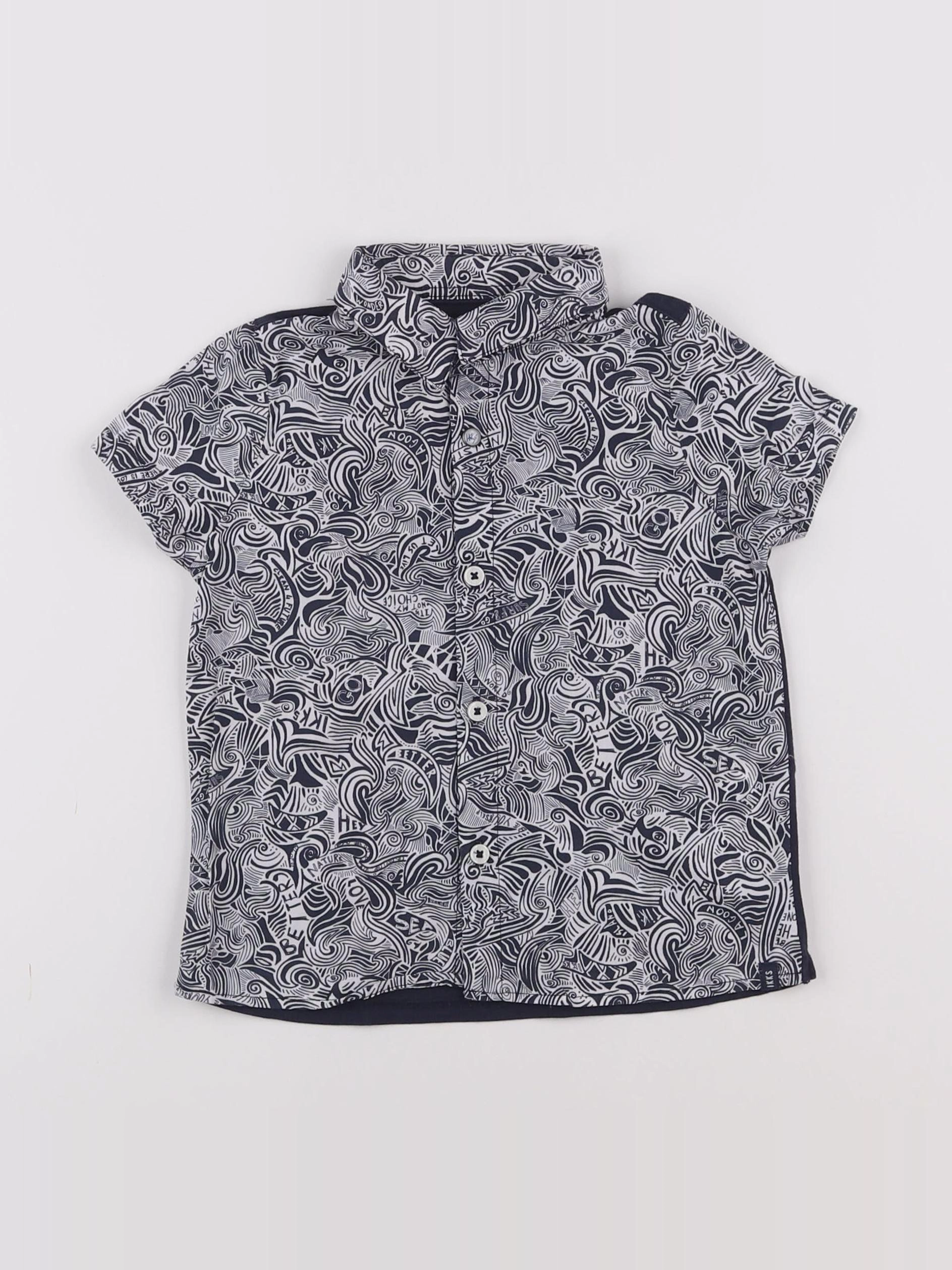 IKKS - chemise bleu - 18 mois