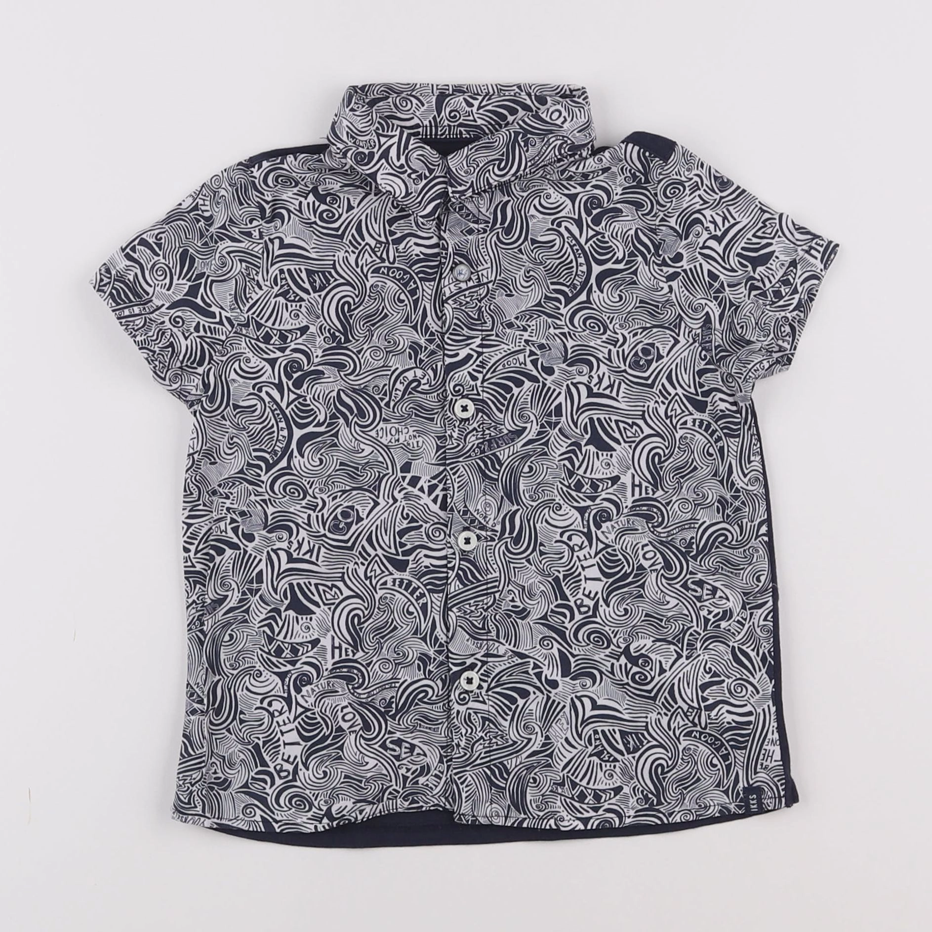 IKKS - chemise bleu - 18 mois