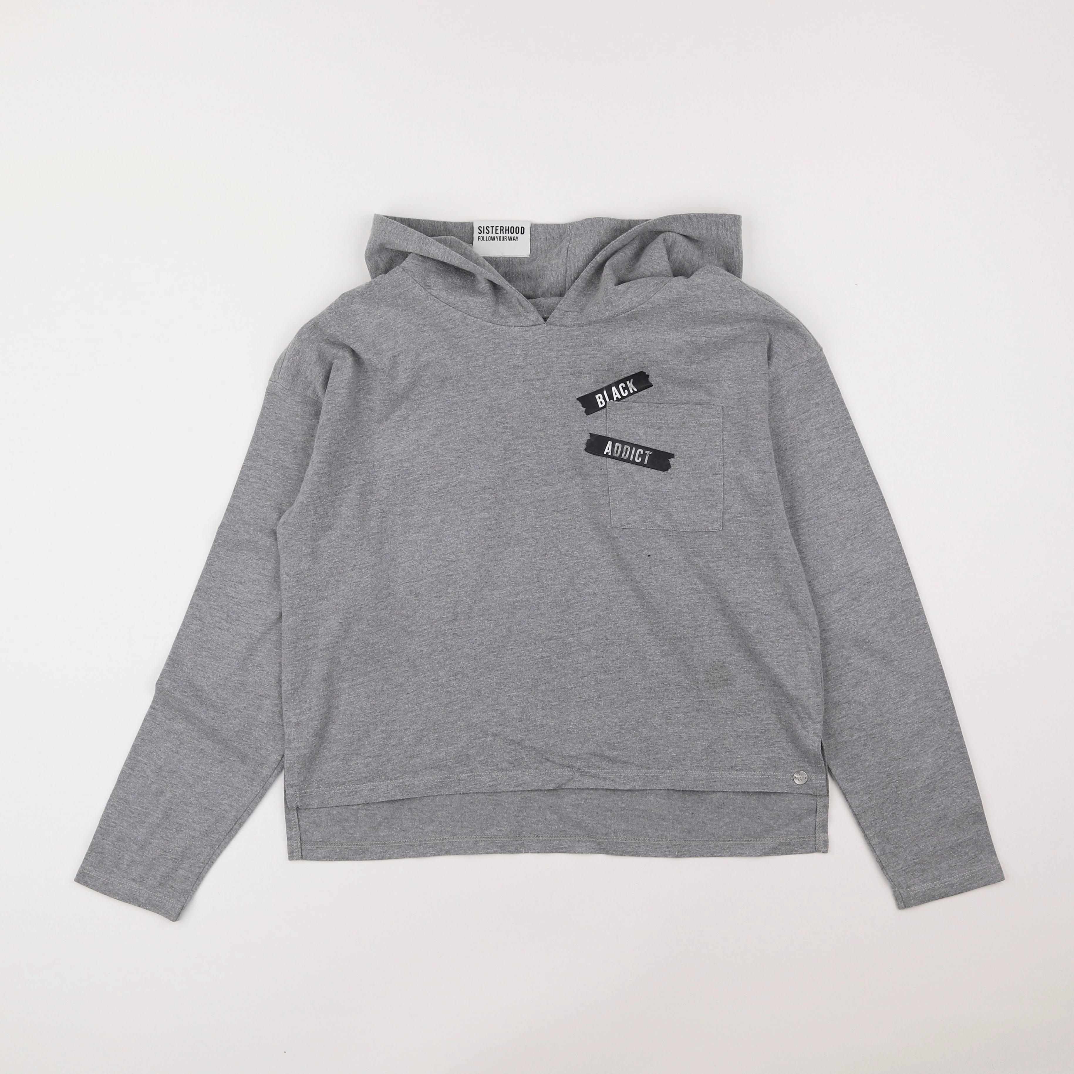 IKKS - sweat gris - 14 ans