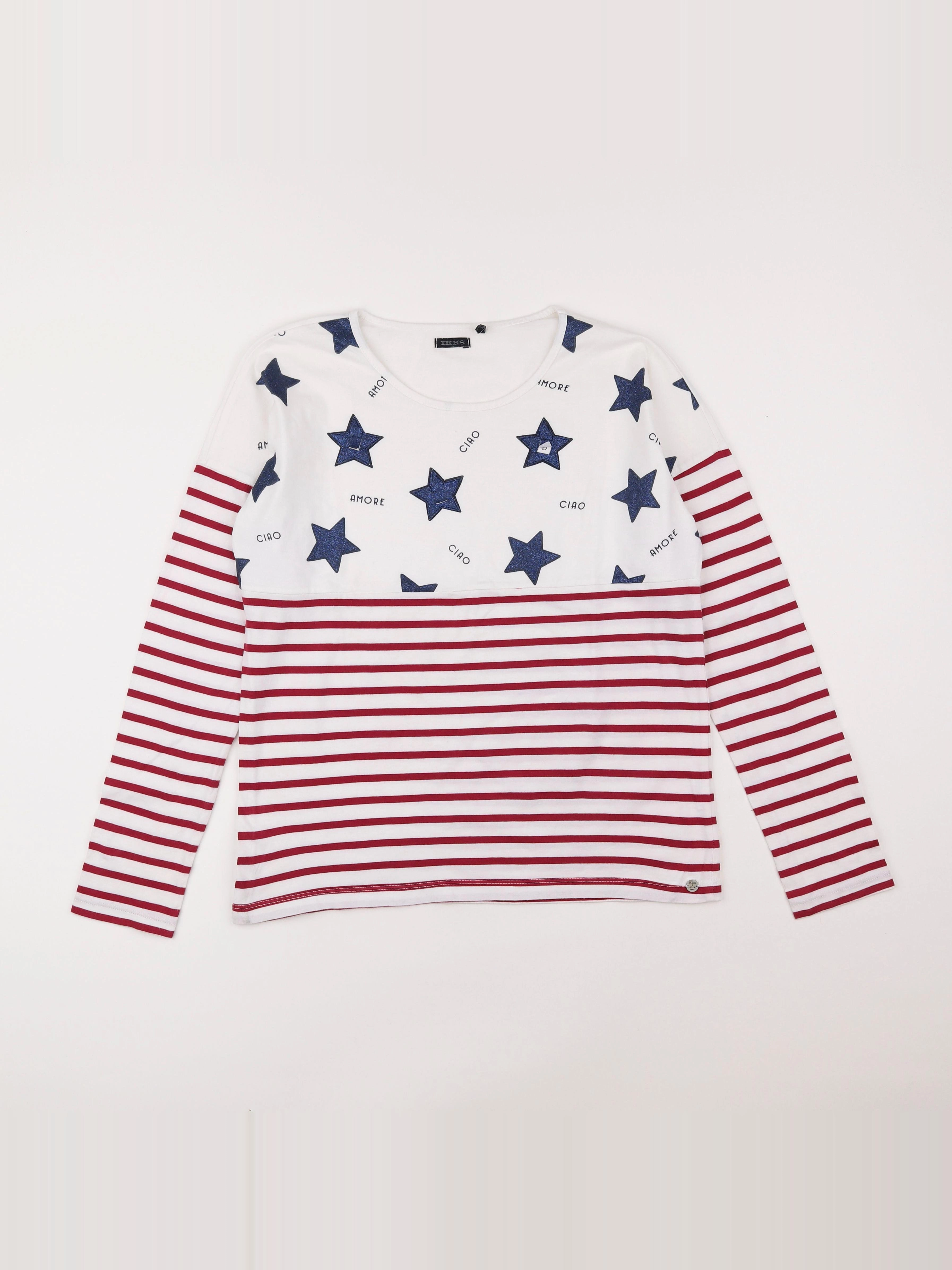 IKKS - tee-shirt rouge - 14 ans