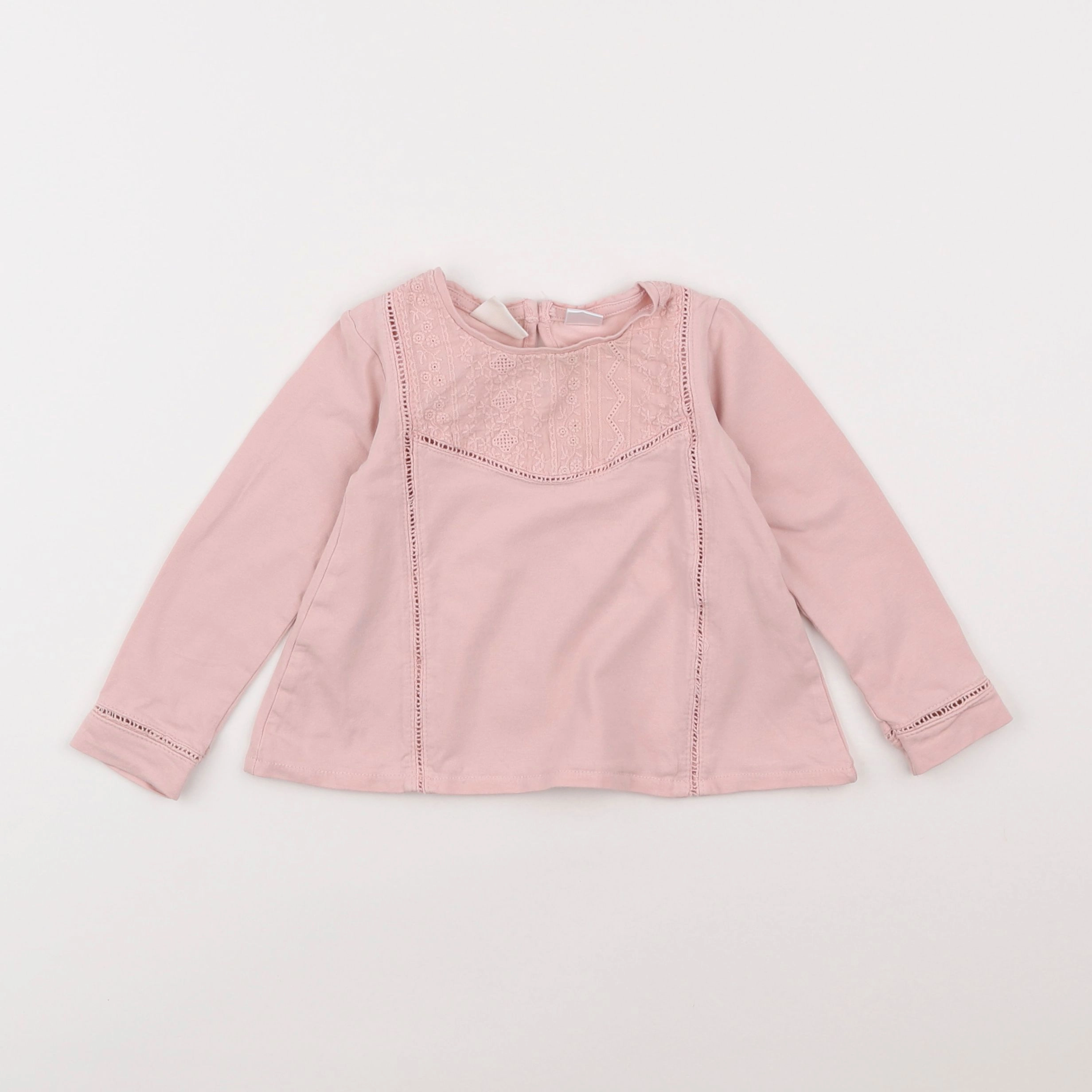 Zara - tee-shirt rose - 6/9 mois