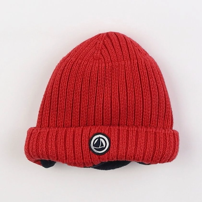 Petit Bateau - bonnet rouge - 12/18 mois