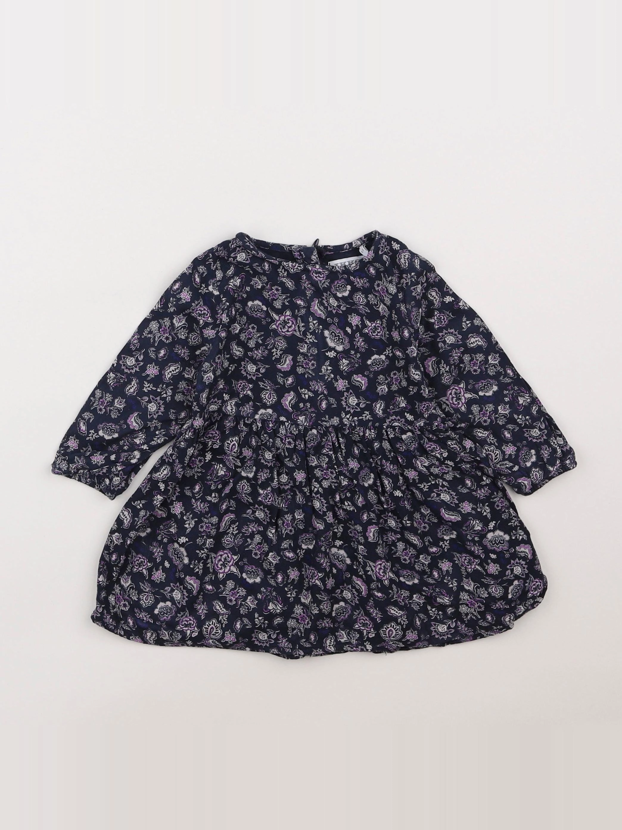 IKKS - robe bleu - 6 mois