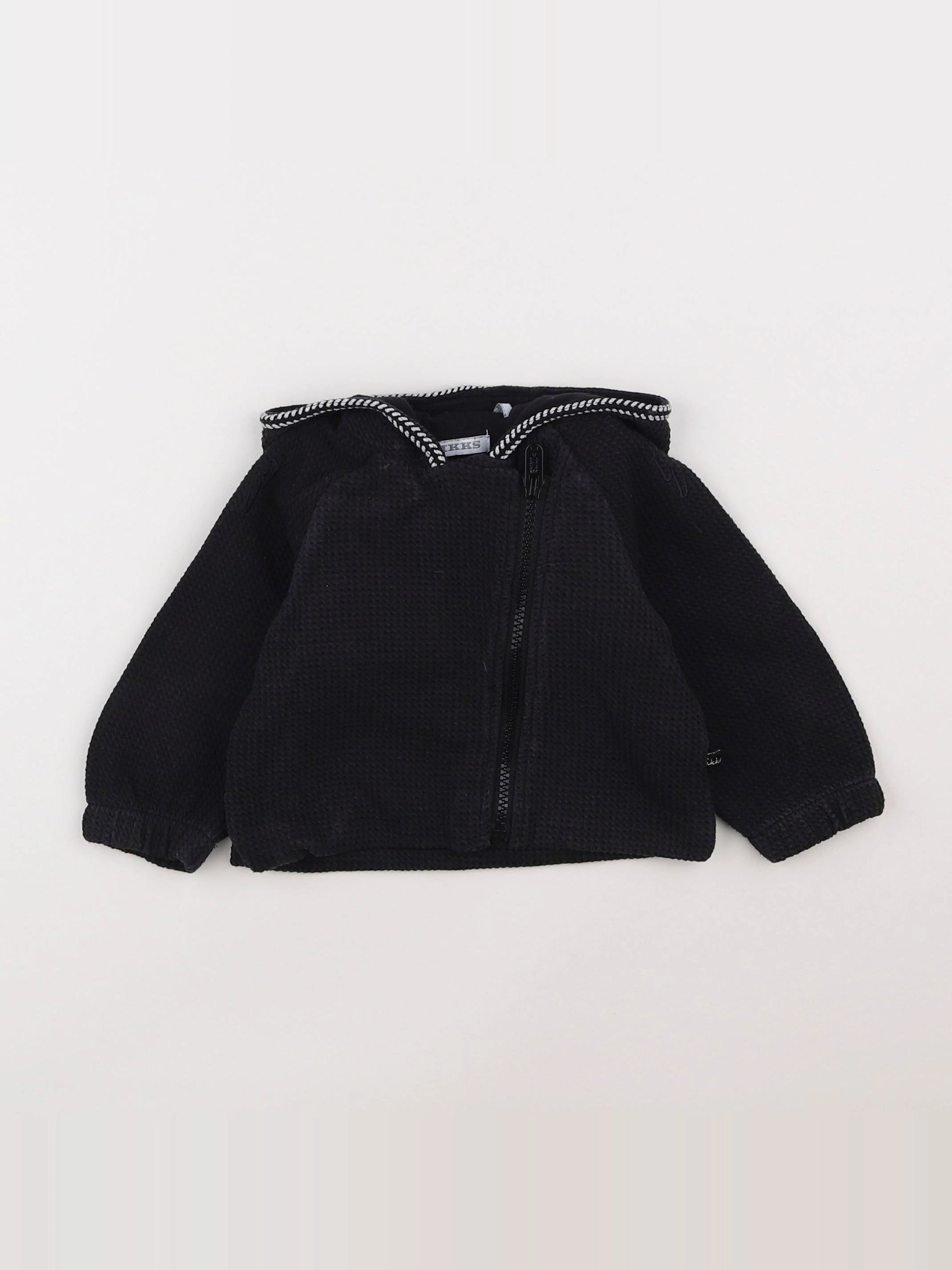 IKKS - gilet noir - 12 mois