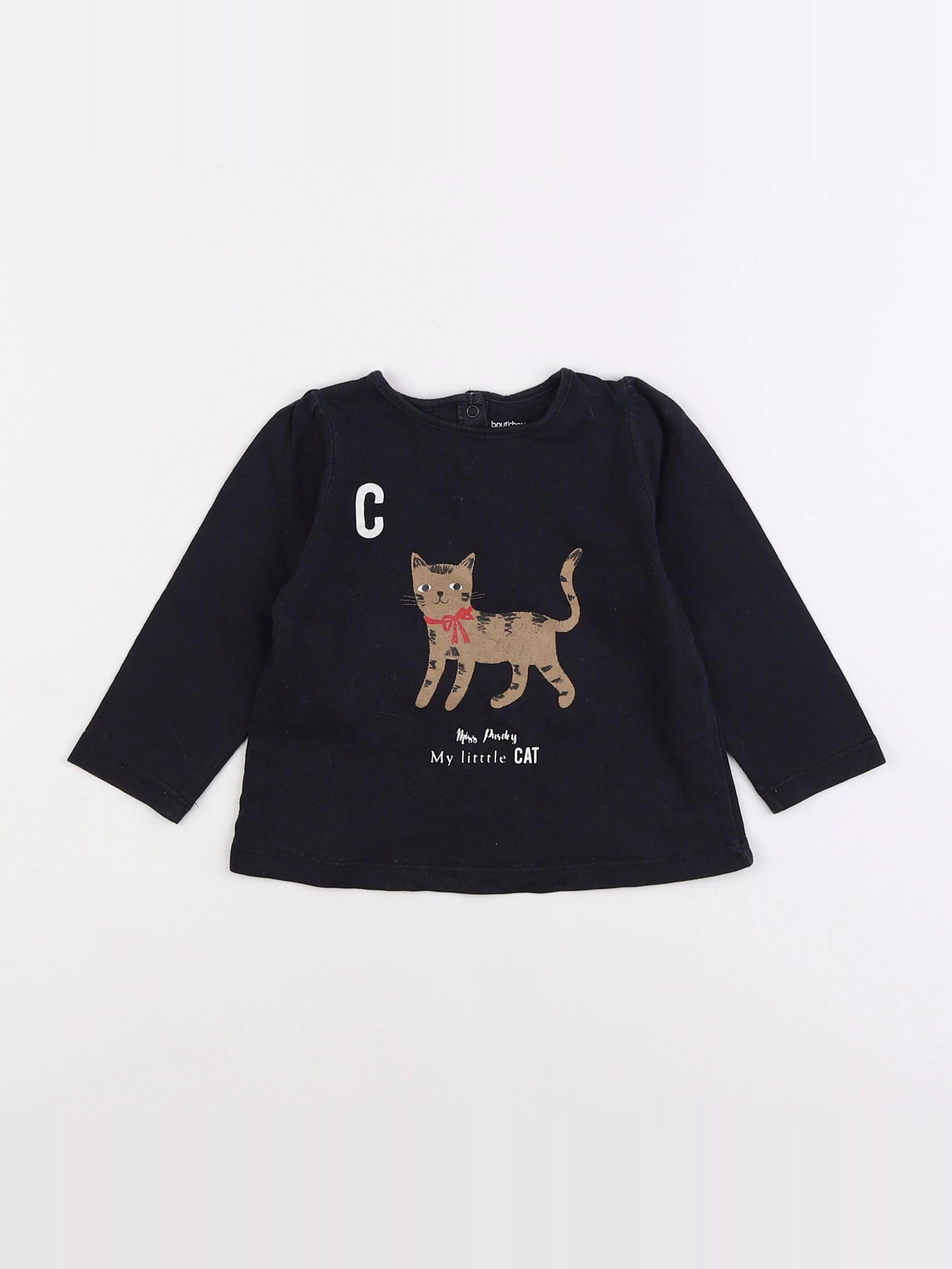 Boutchou - tee-shirt bleu - 18 mois