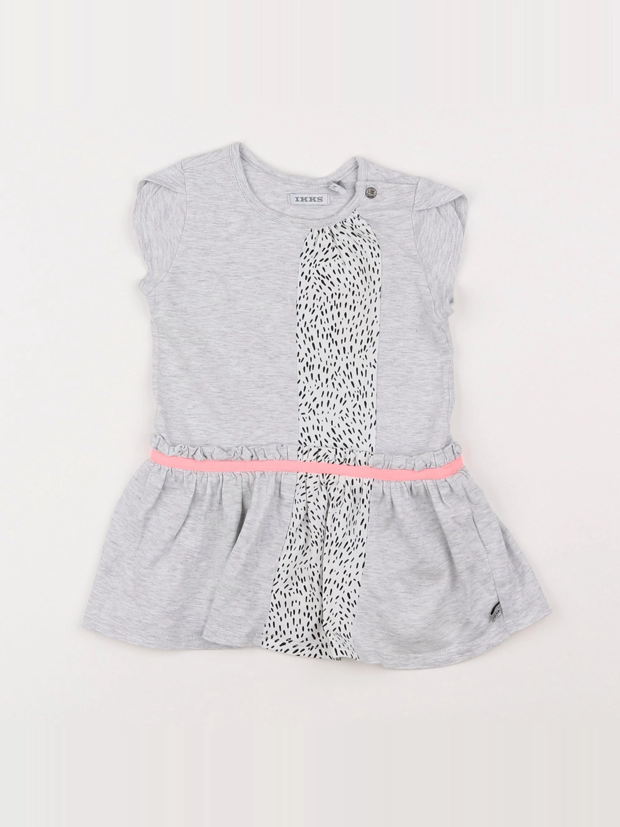 IKKS - robe gris - 12 mois
