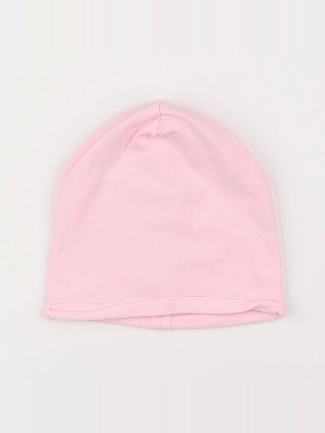 Benetton - bonnet rose - 9/12 mois