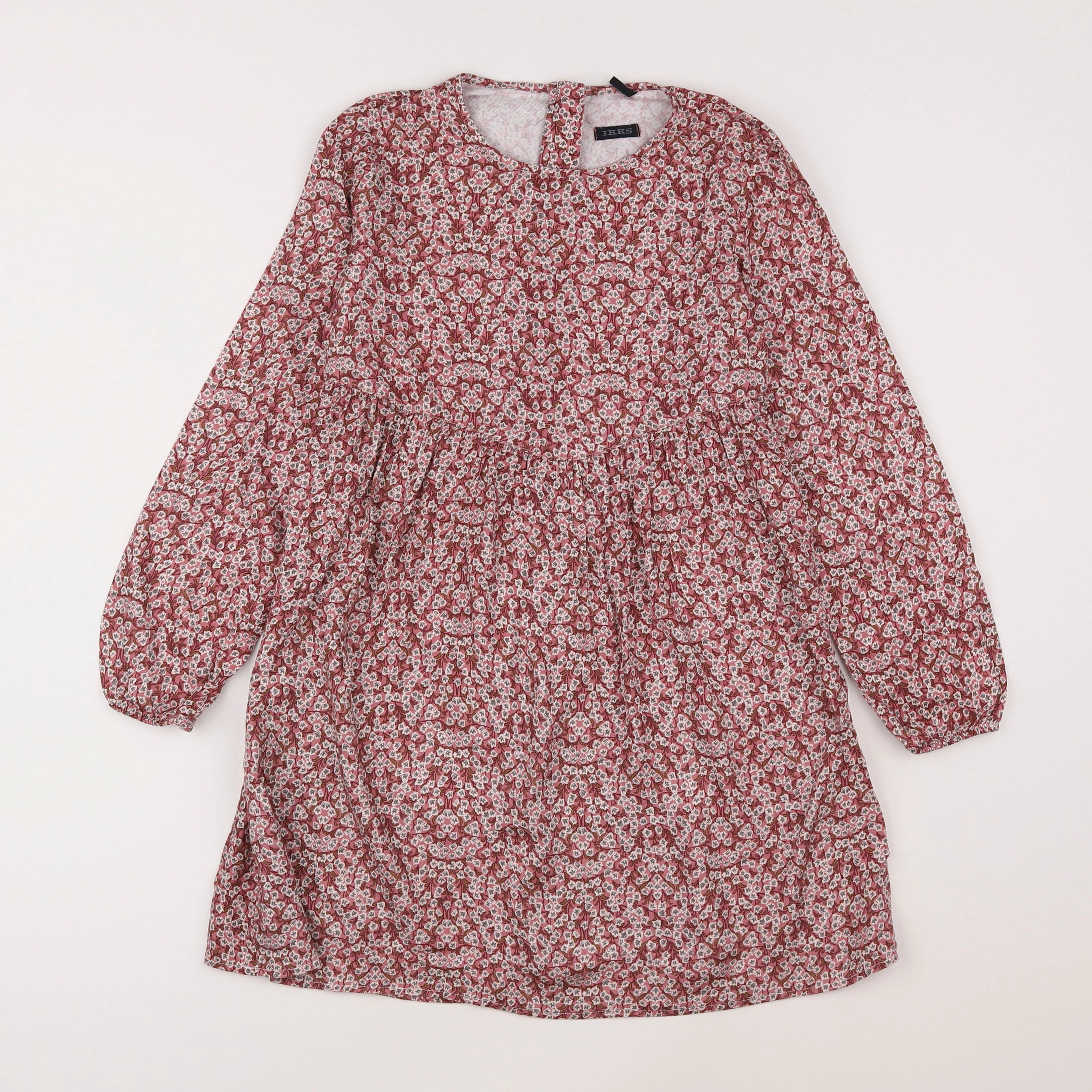 IKKS - robe rose - 10 ans