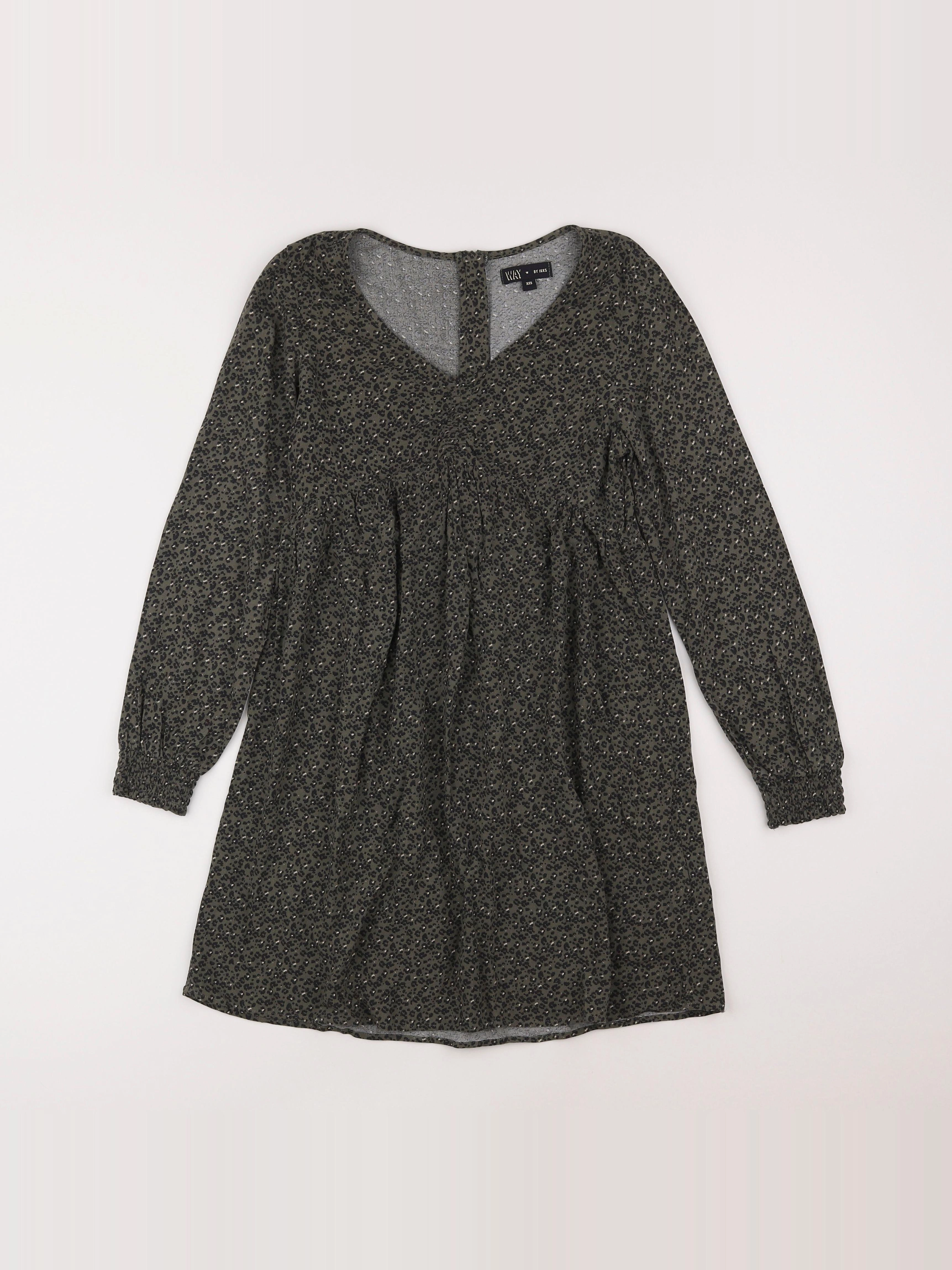 IKKS - robe vert - 10 ans