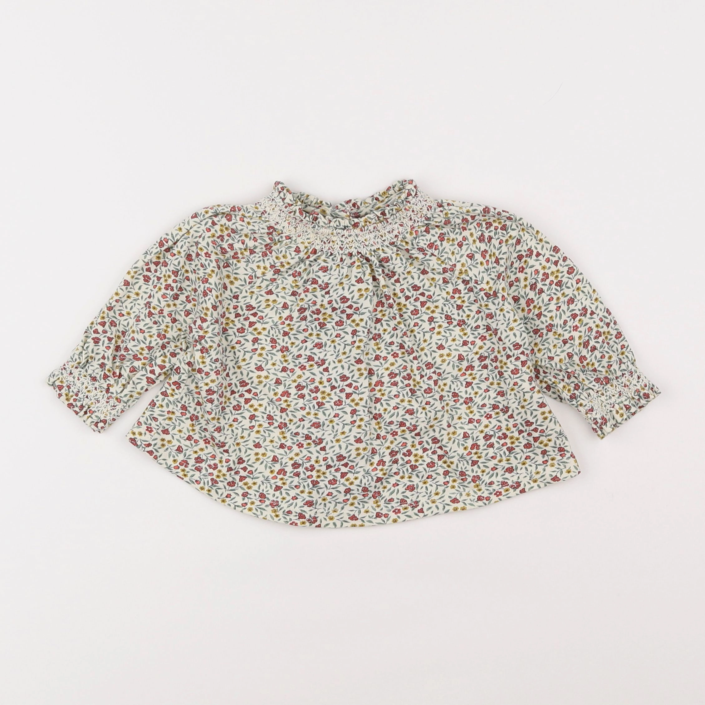 Vertbaudet - blouse multicolore - 3 mois