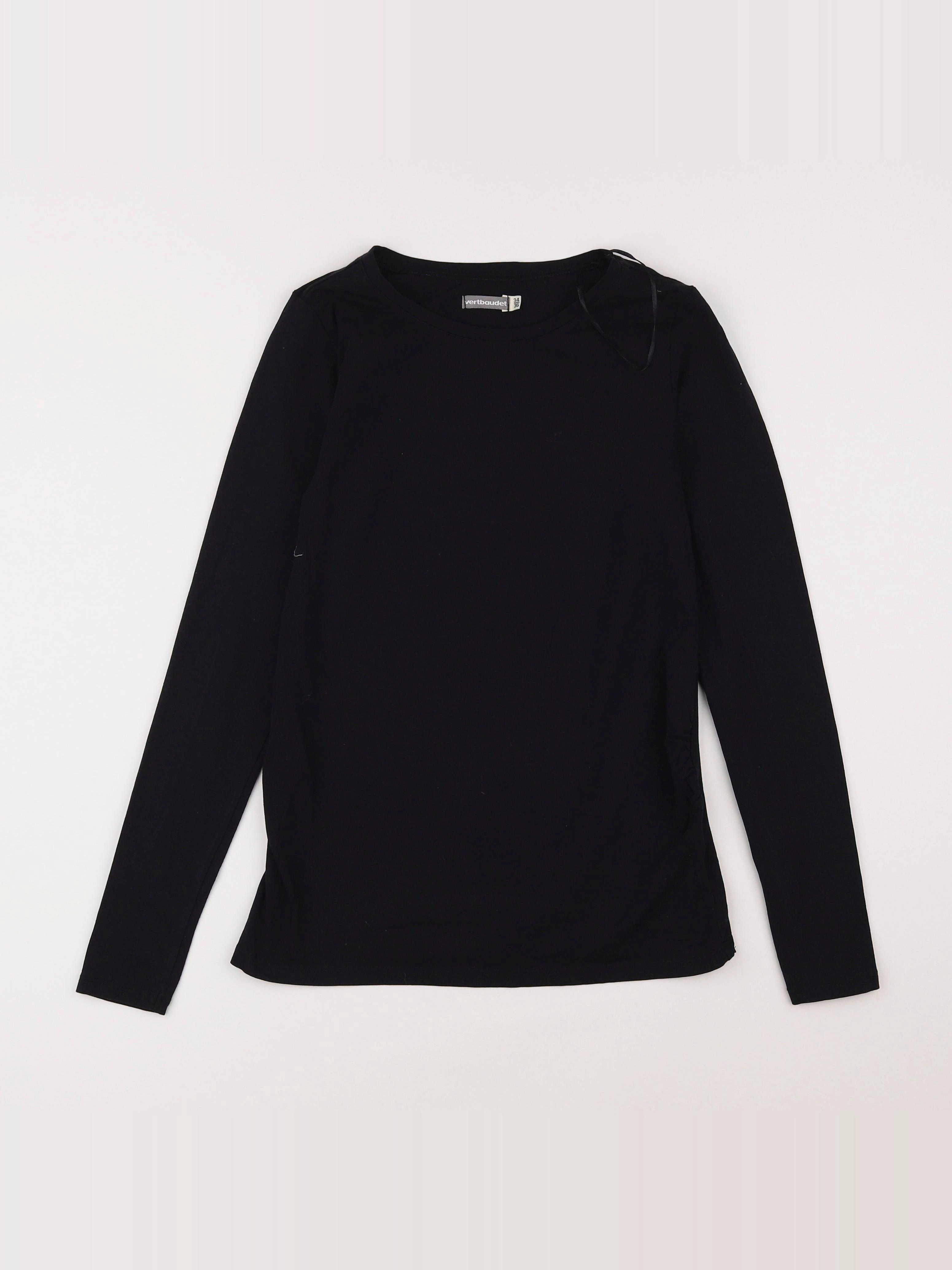 Vertbaudet - tee-shirt grossesse noir - 34 à 36