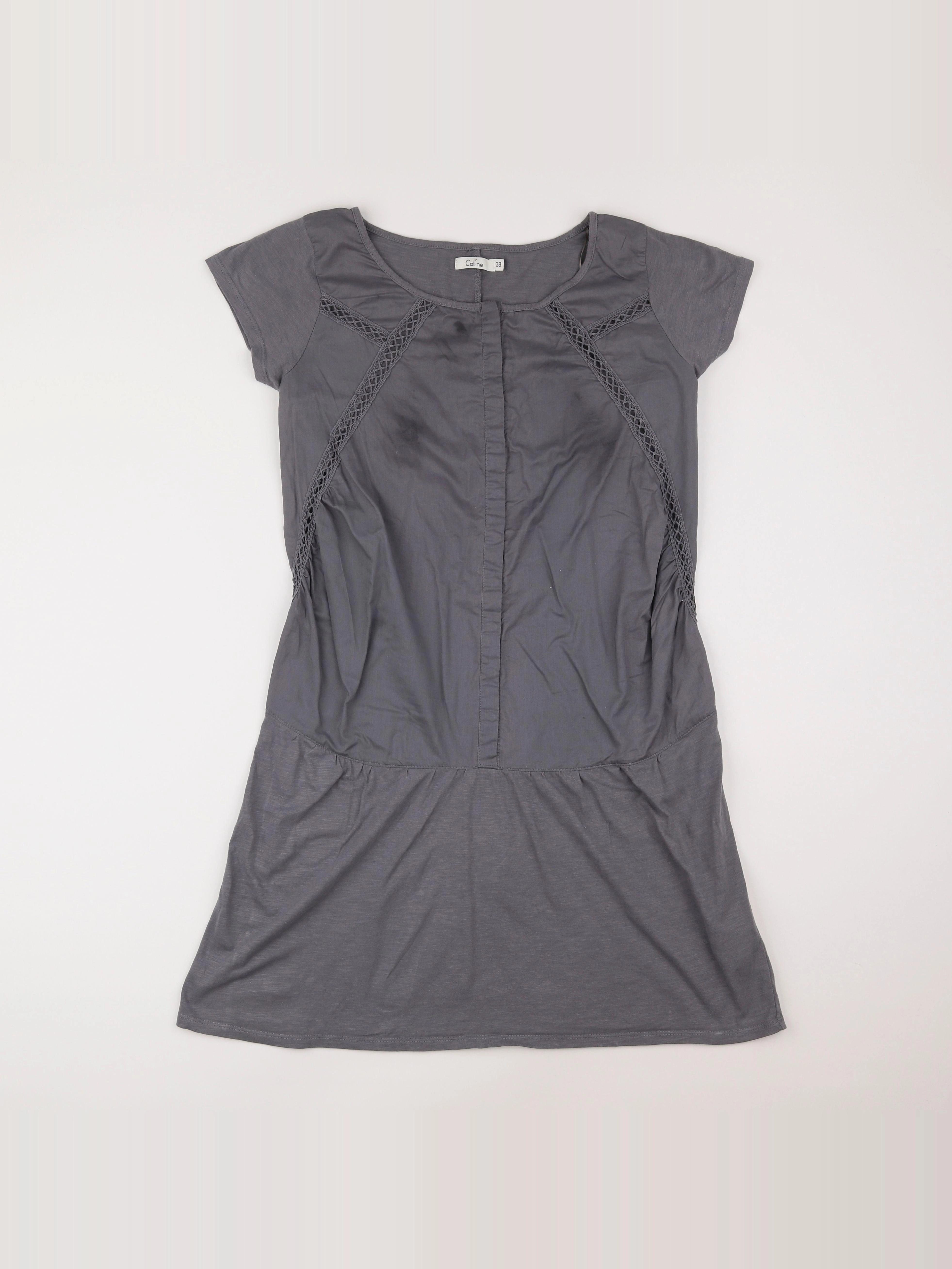 Vertbaudet - robe grossesse gris - 38